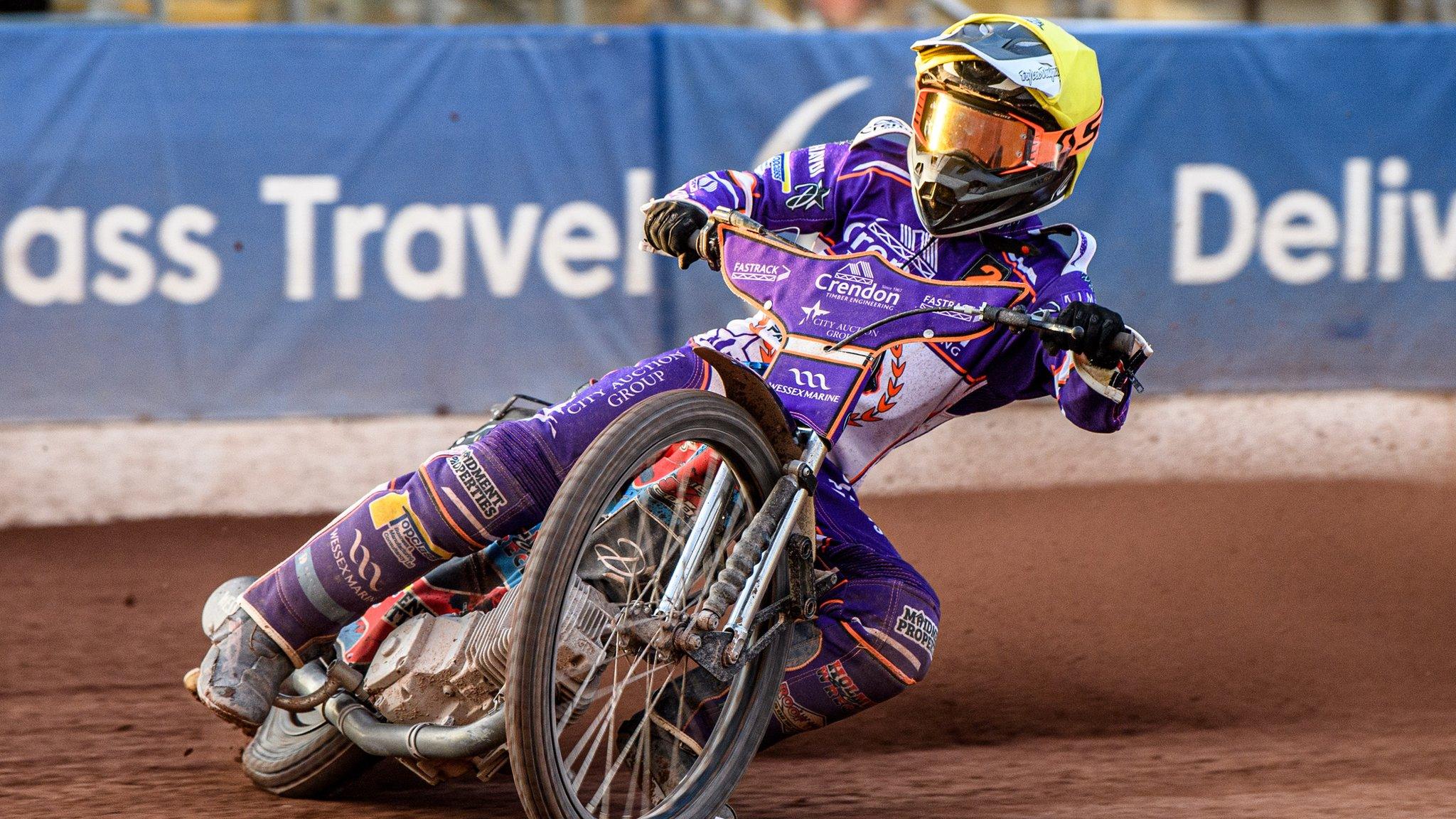 Ben Cook riding for Peterborough Panthers