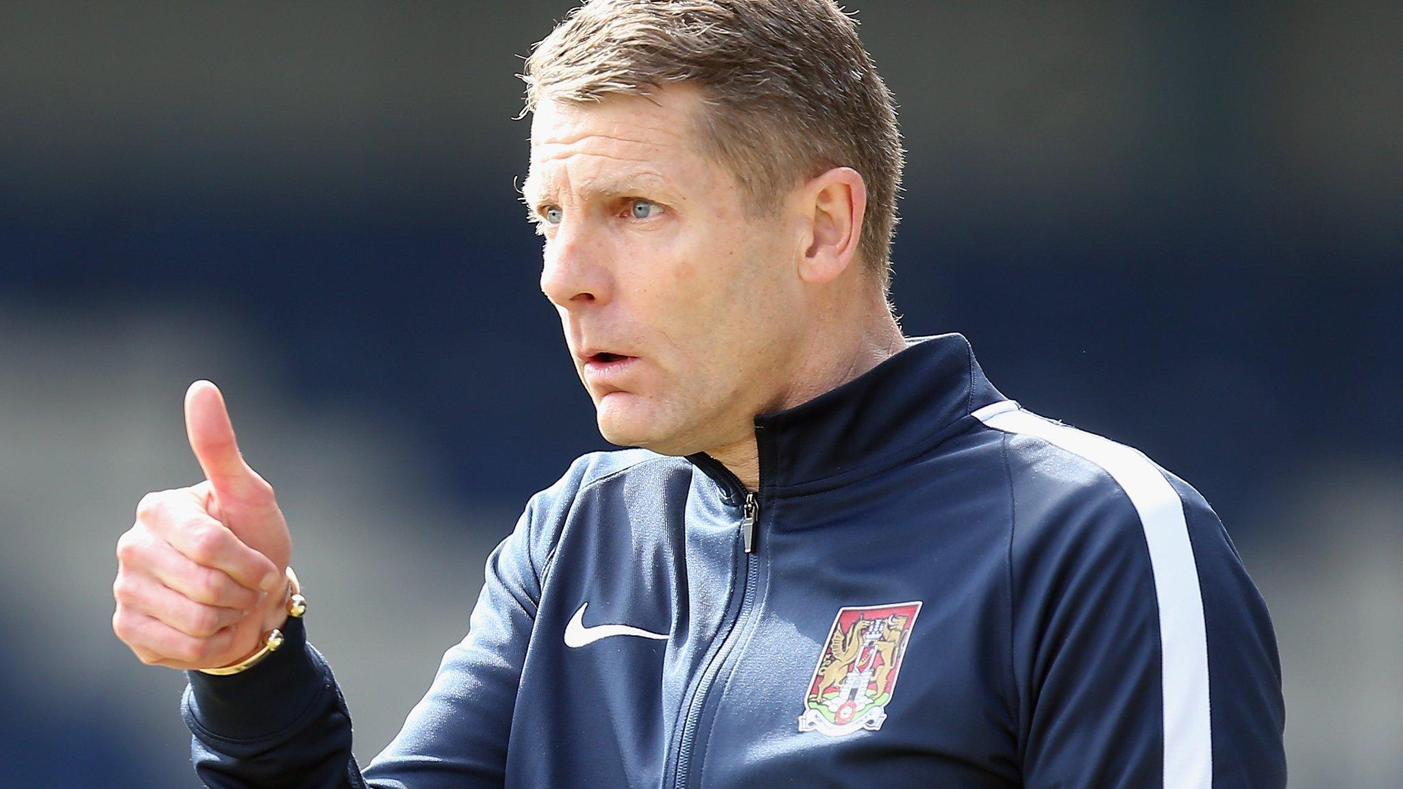 Northampton Town caretaker manager Dean Austin