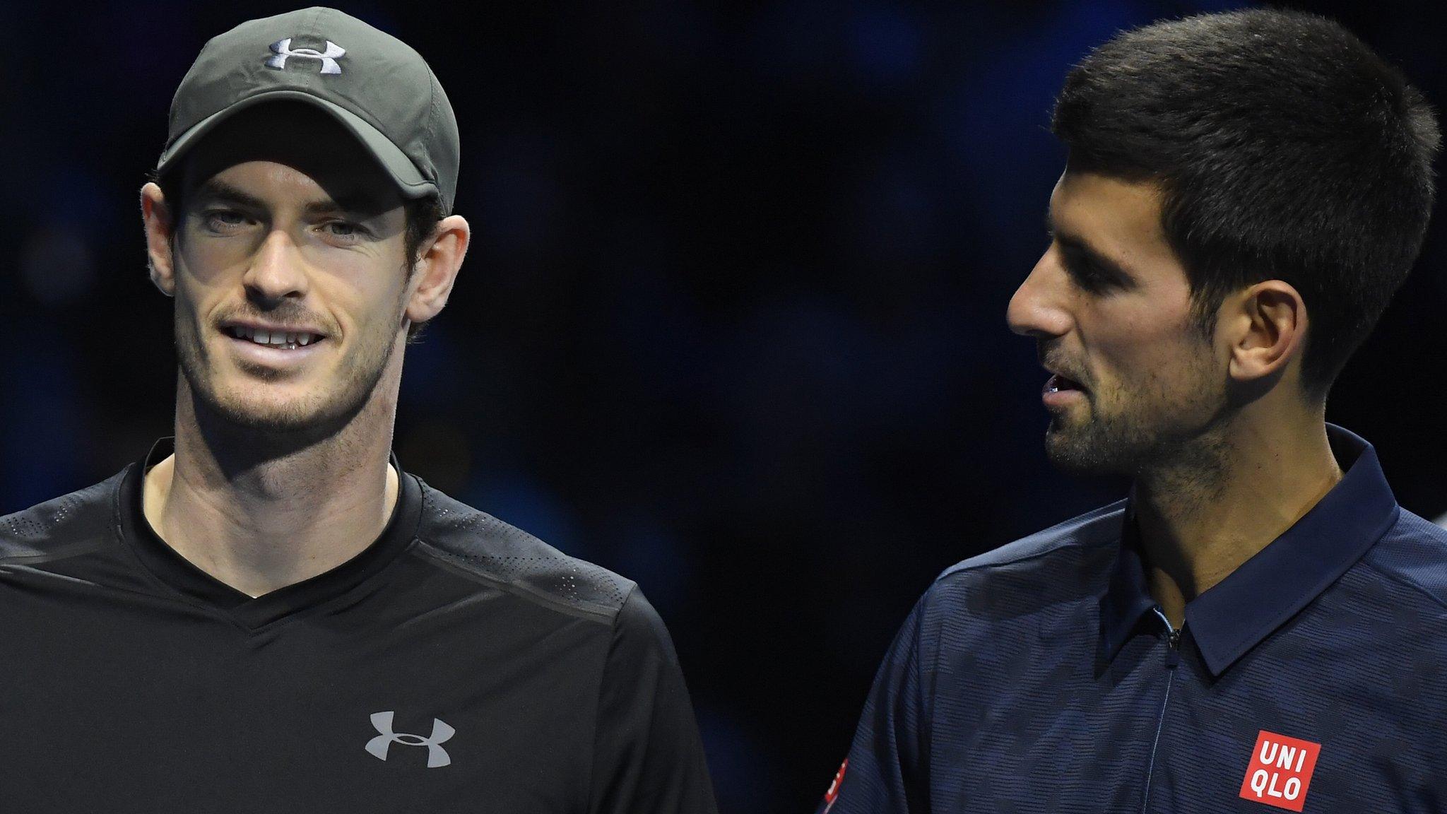 Andy Murray and Novak Djokovic