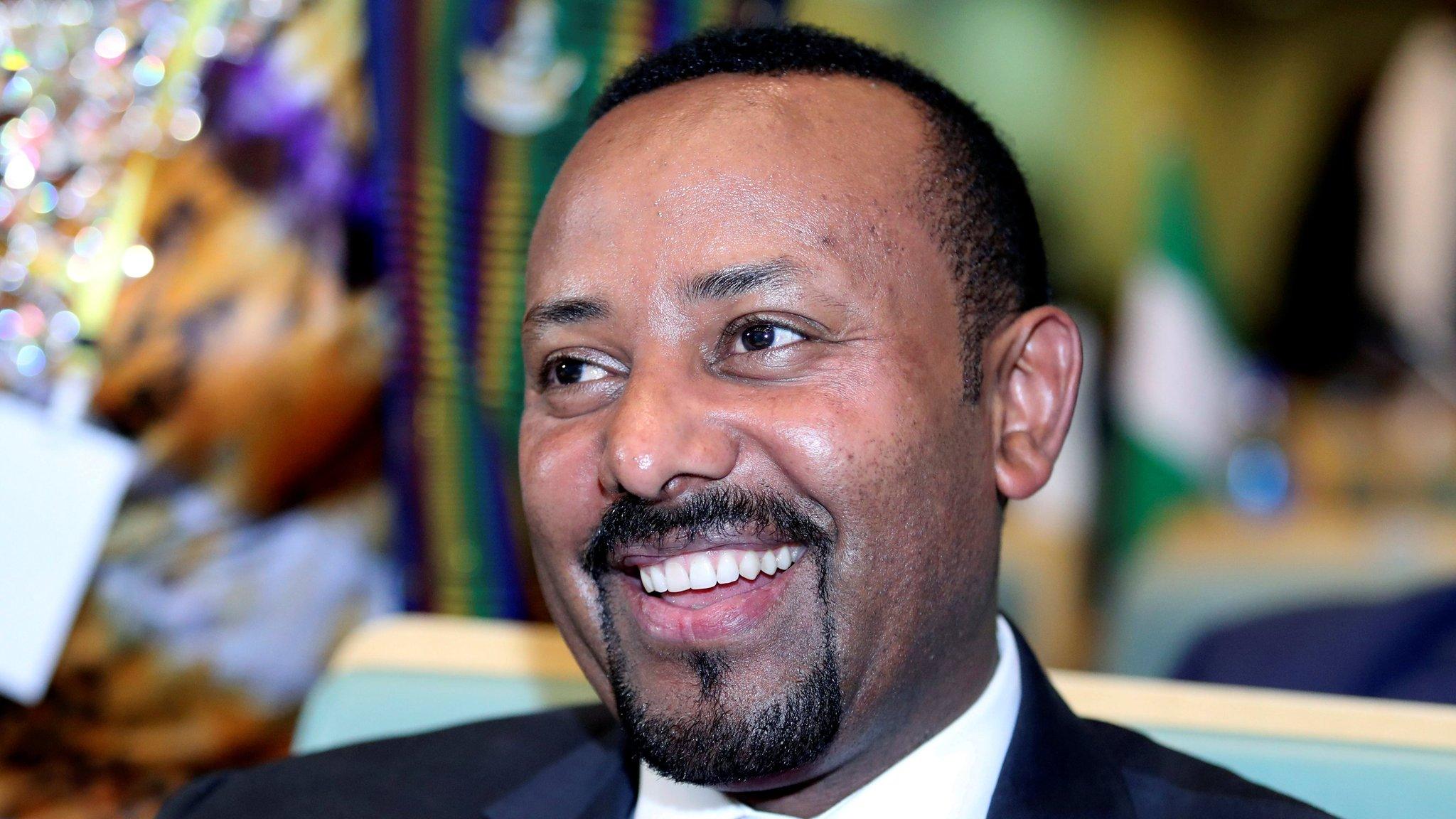 Ethiopian Prime Minister Abiy Ahmed attends the High Level Consultation Meetings of Heads of State and Government on the situation in the Democratic Republic of Congo at the African Union Headquarters in Addis Ababa, Ethiopia, 17 January, 2019.