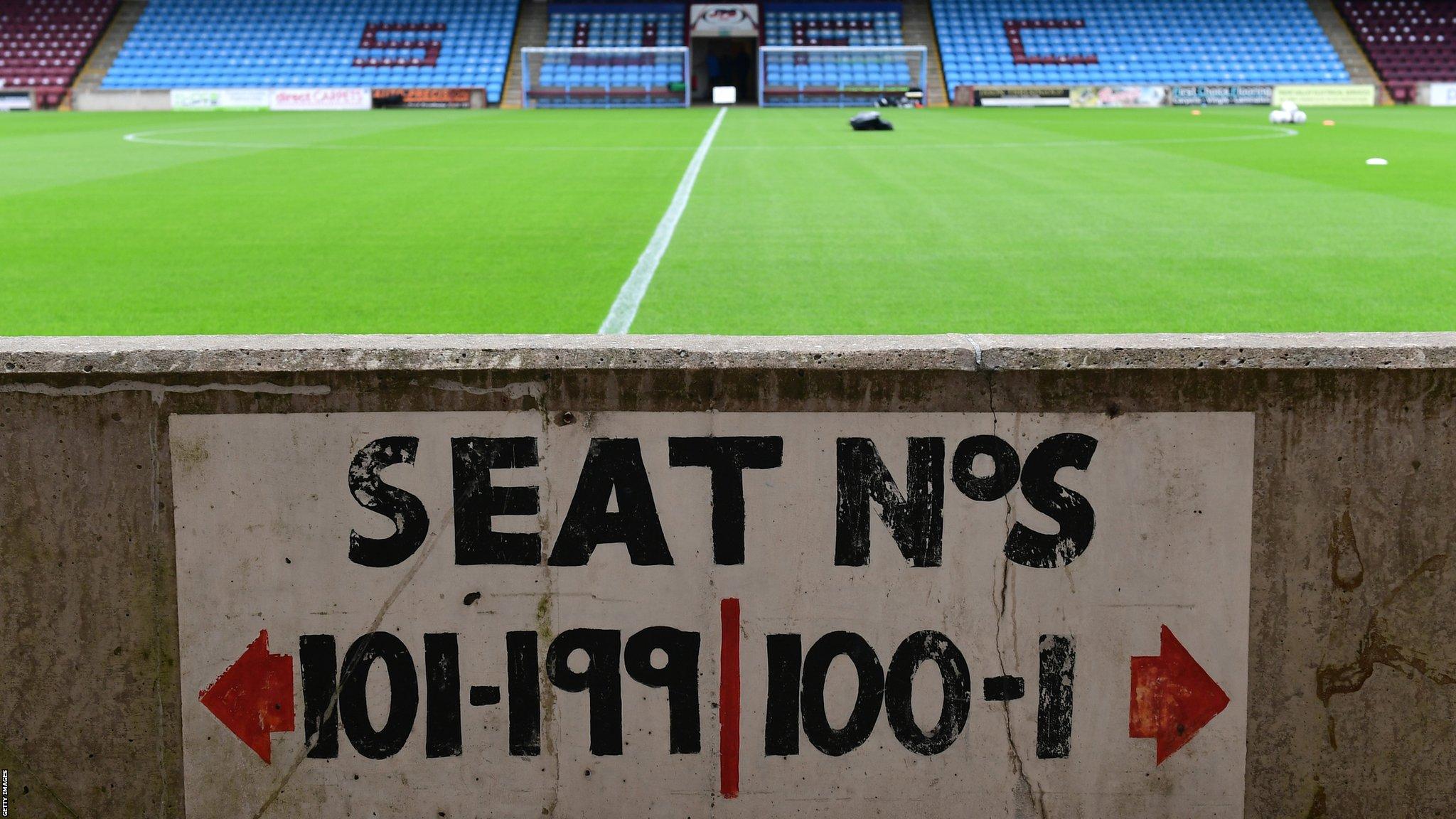A view of Glanford Park, home of Scunthorpe United prior to the Sky Bet League One match between Scunthorpe United and Fleetwood Town at Glanford Park on August 22, 2018 in Scunthorpe, United Kingdom. (Photo by Chris Vaughan - CameraSport via Getty Images)