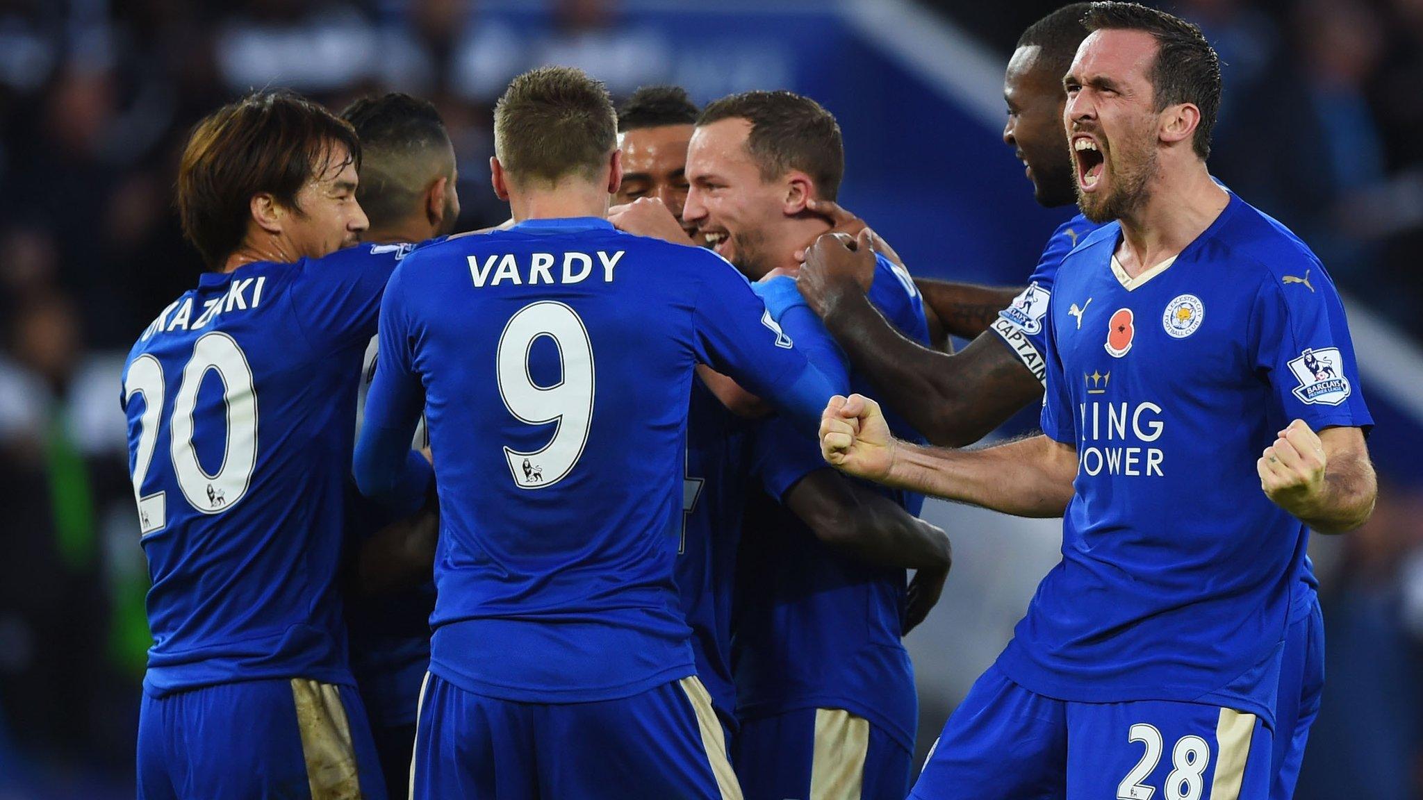 Leicester celebrate