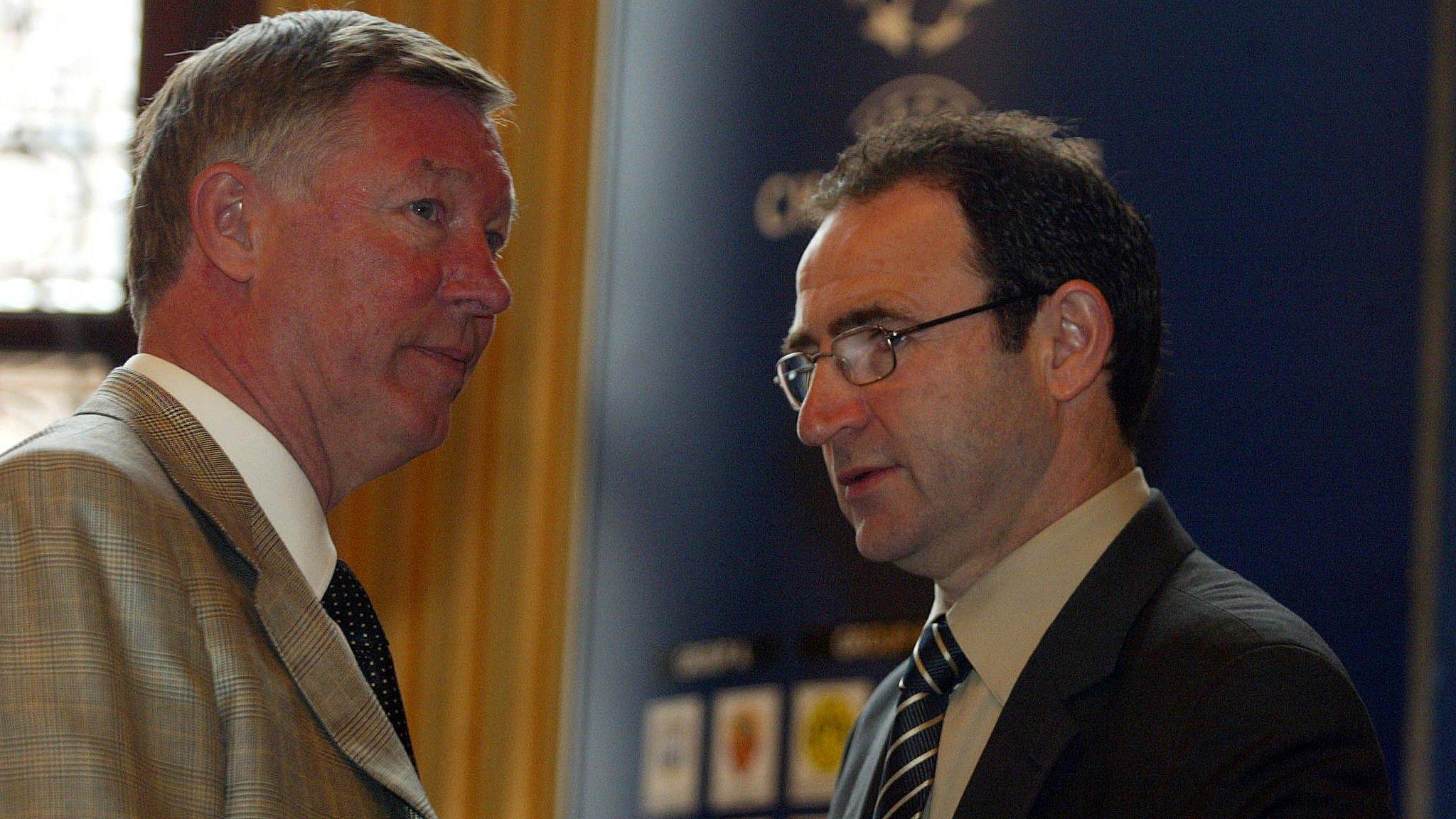 Sir Alex Ferguson and Martin O'Neill