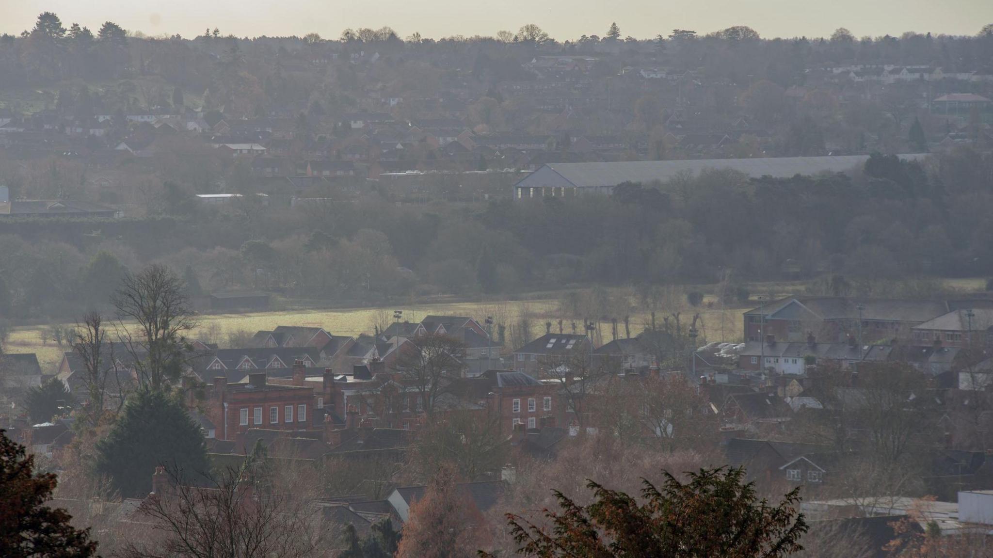 A view of Farnham, Surrey