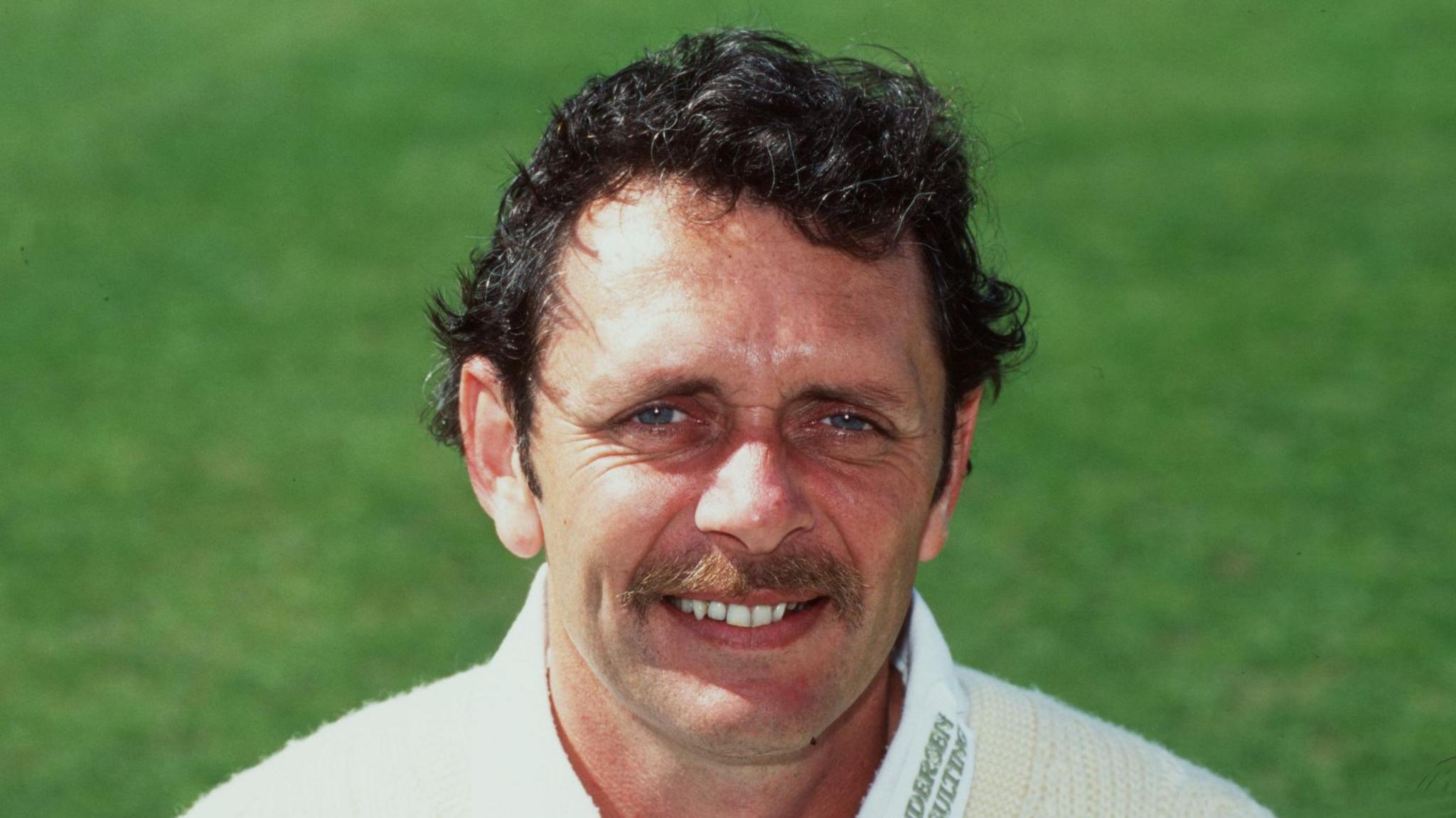 Steve Barwick in cricket whites in 1996