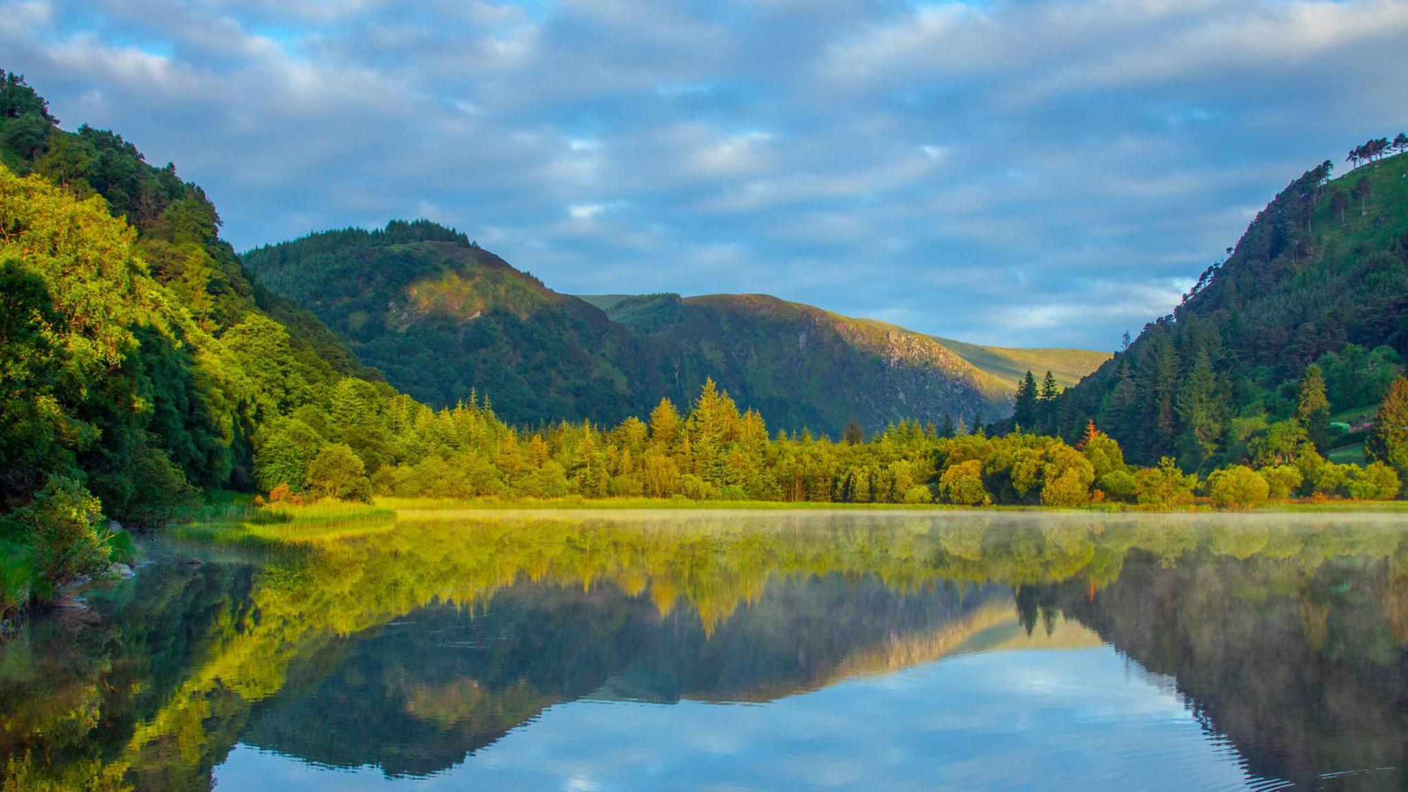 The Lower Lake in Glendalough, County Wicklow, Ireland