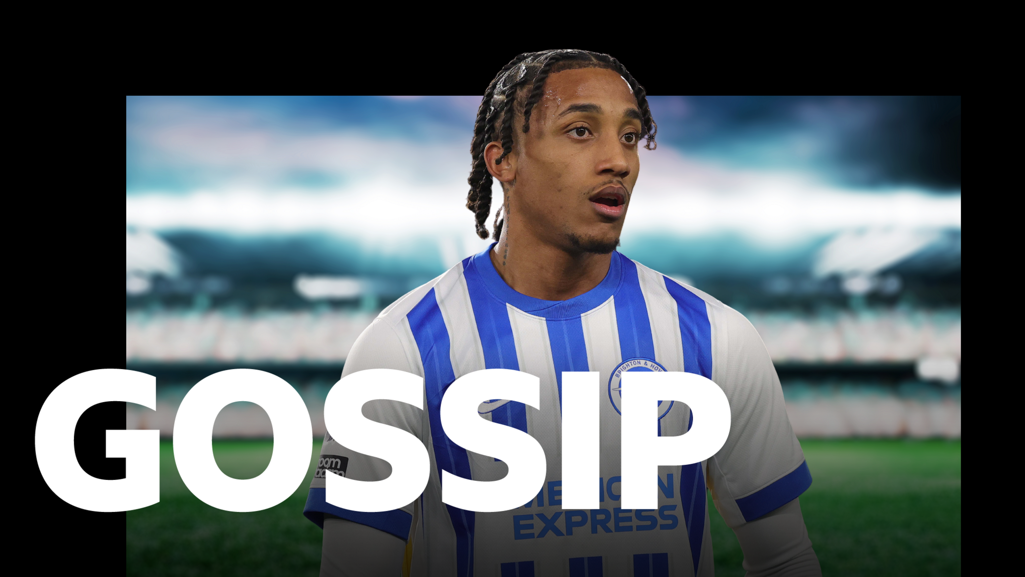 Gossip graphic with a picture of Joao Pedro