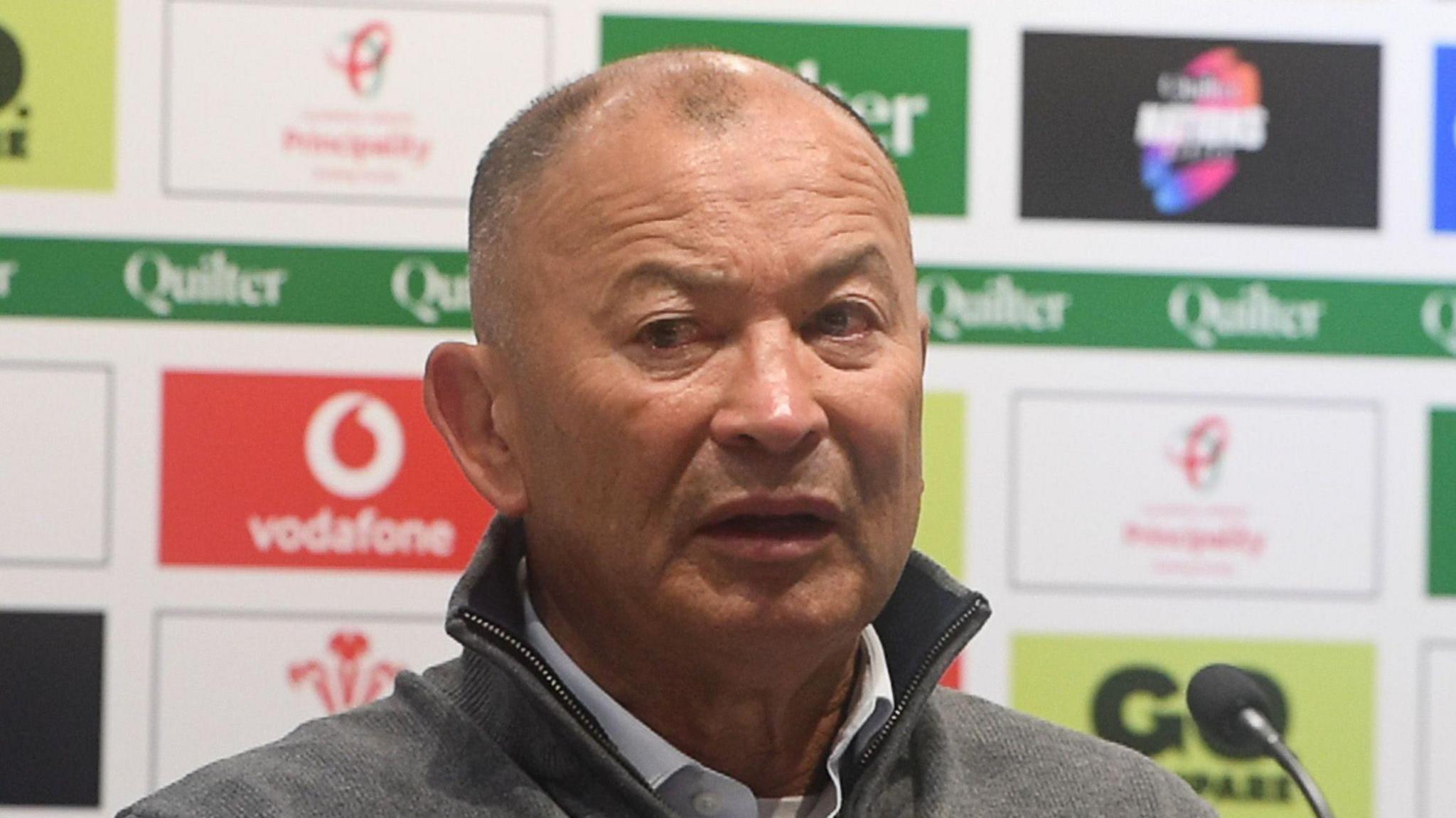 Japan head coach Eddie Jones at a press conference