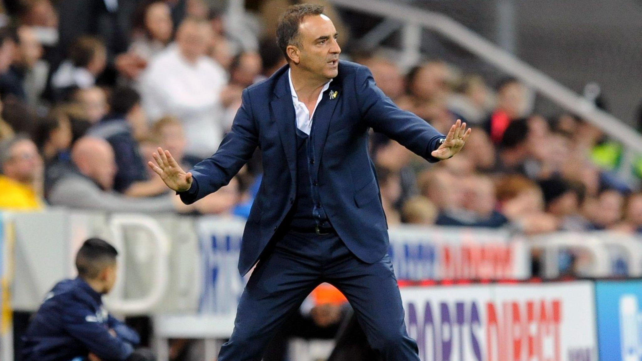 Swansea City manager Carlos Carvalhal