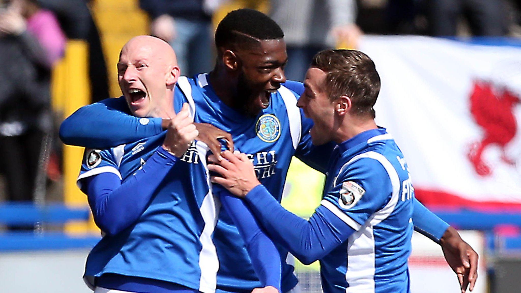 Macclesfield celebrate