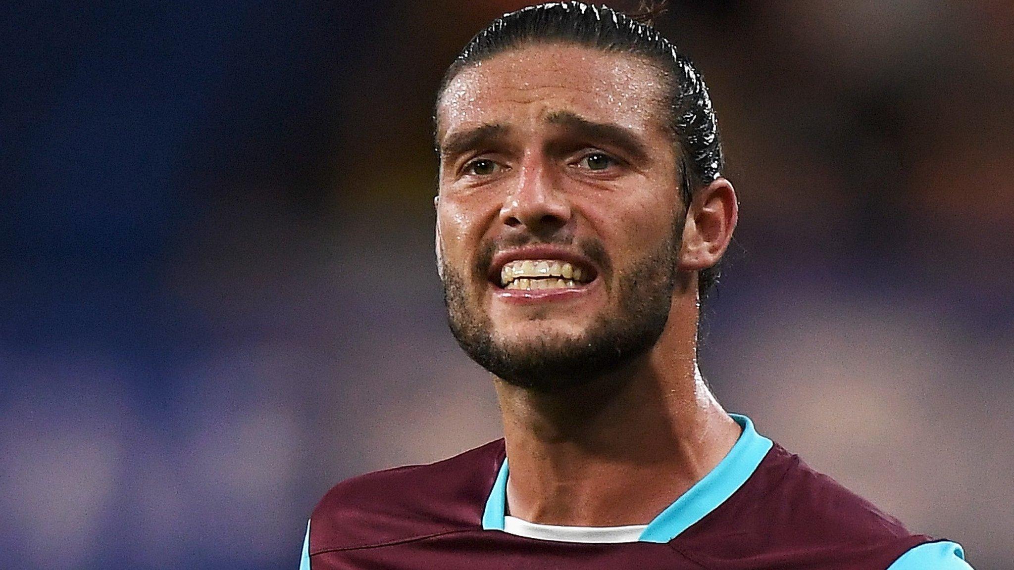 West Ham striker Andy Carroll