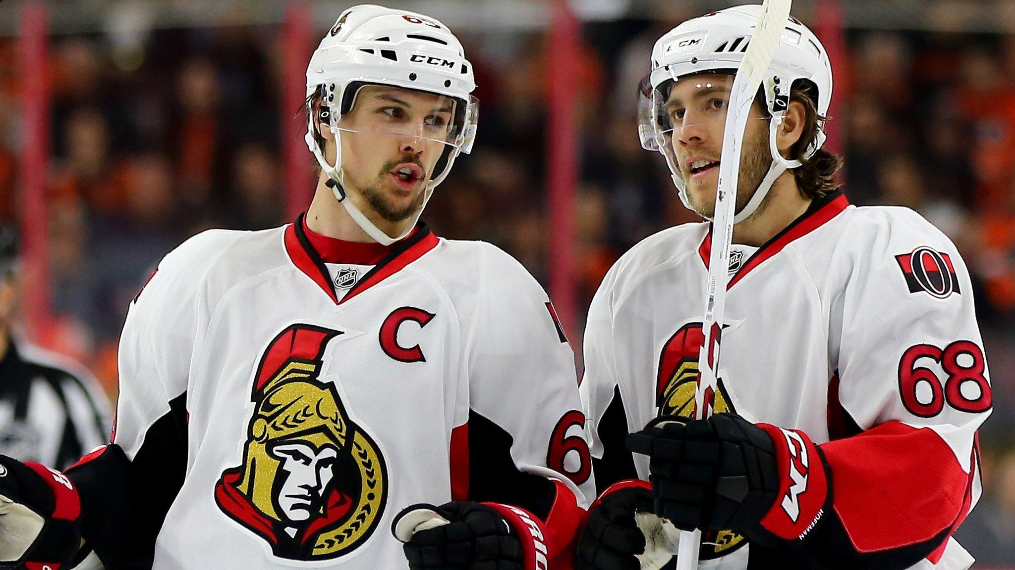 Erik Karlsson and Mike Hoffman