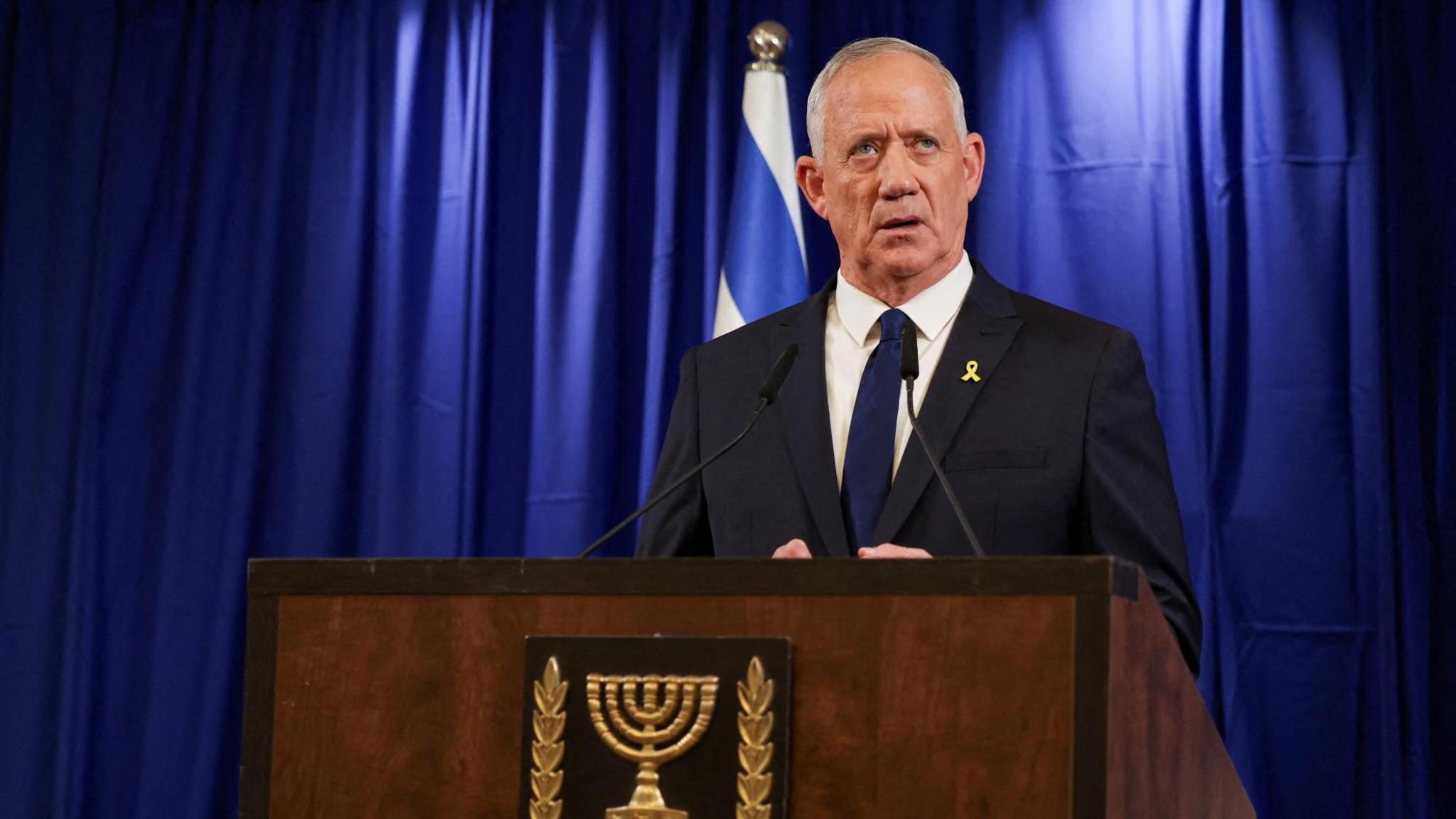 Benny Gantz announces that he is quitting Israel's war cabinet (9 June 2024)