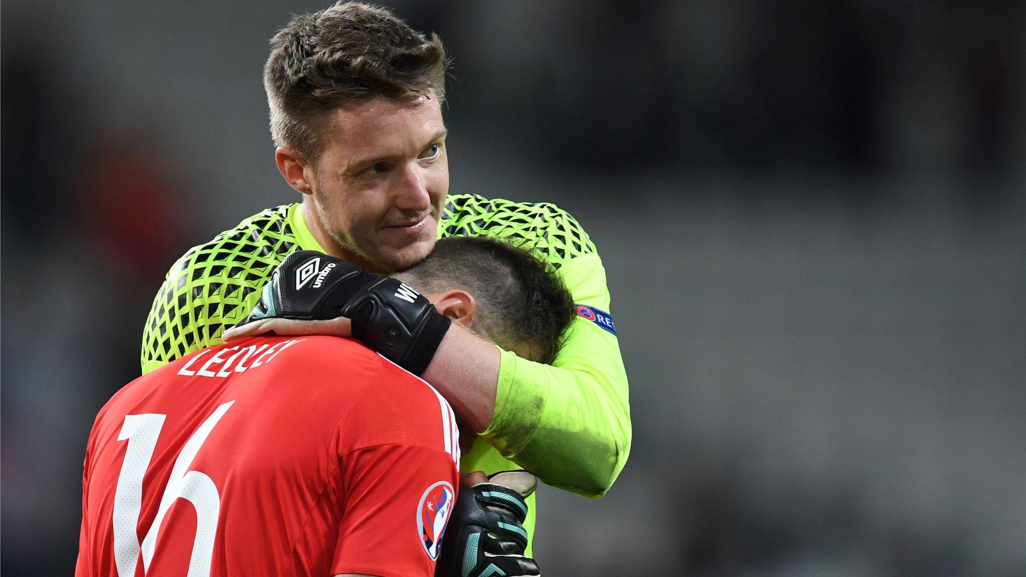 Wayne Hennessey and Joe Ledley