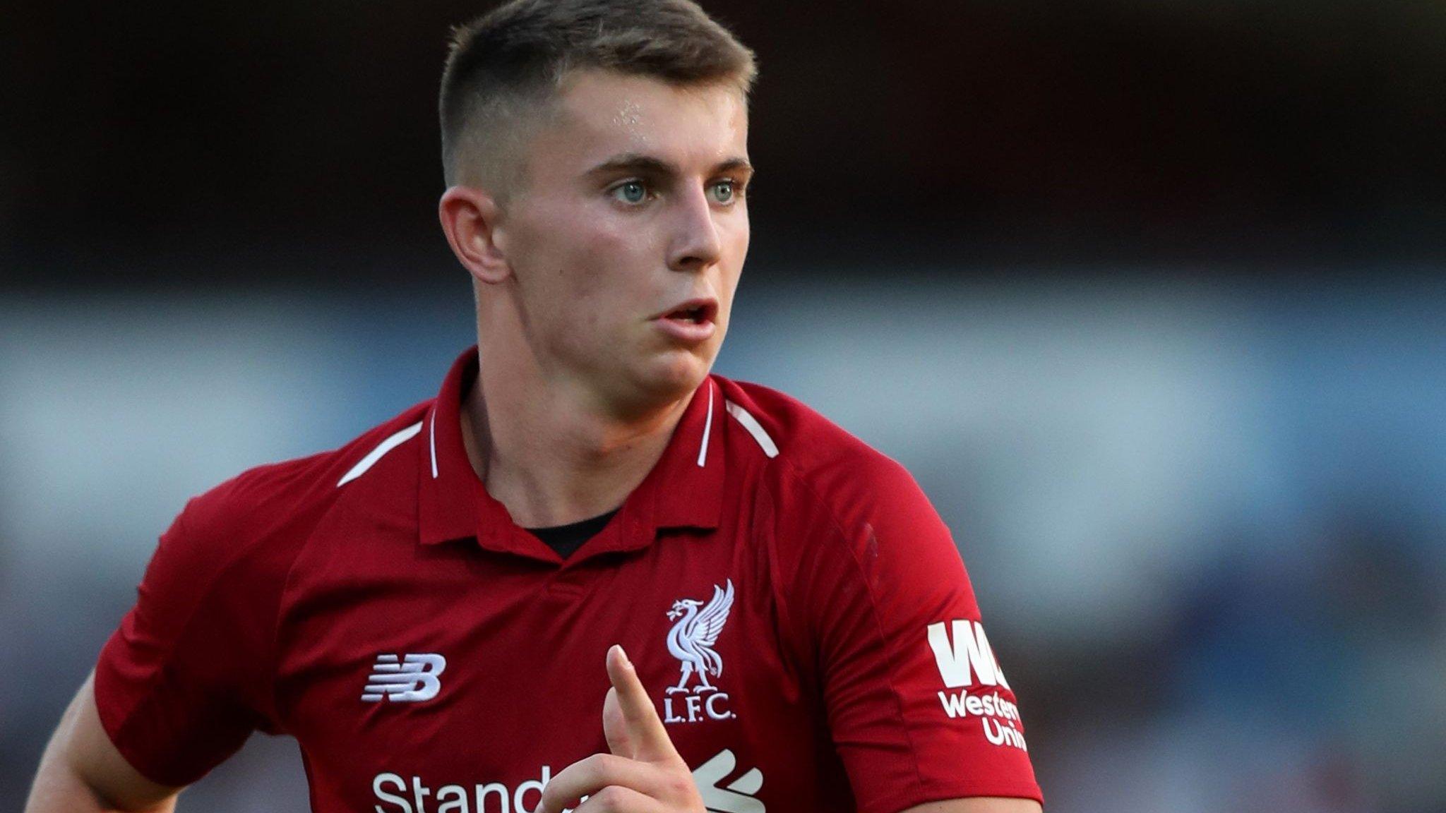 Ben Woodburn in action for Liverpool