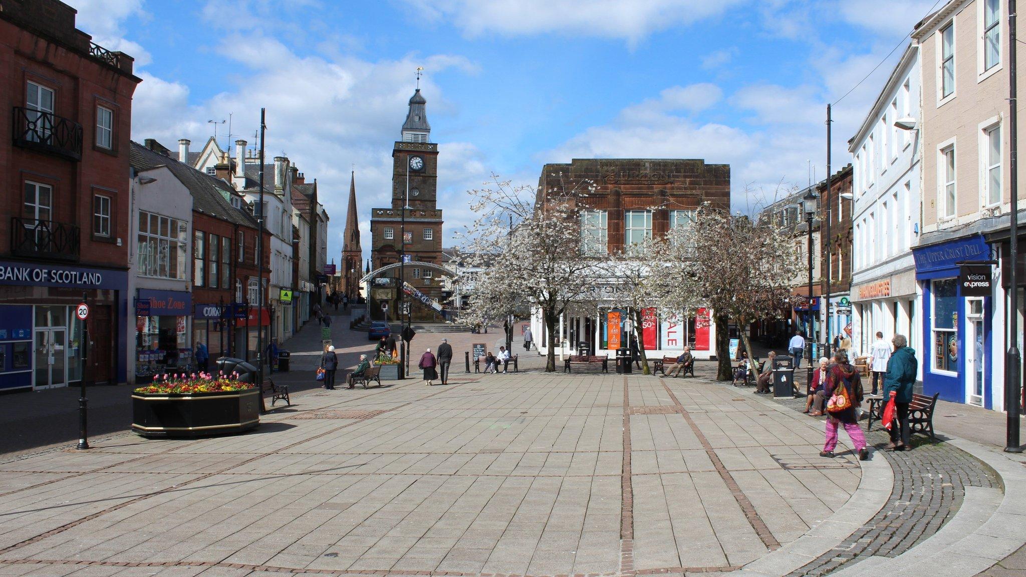 Dumfries town centre