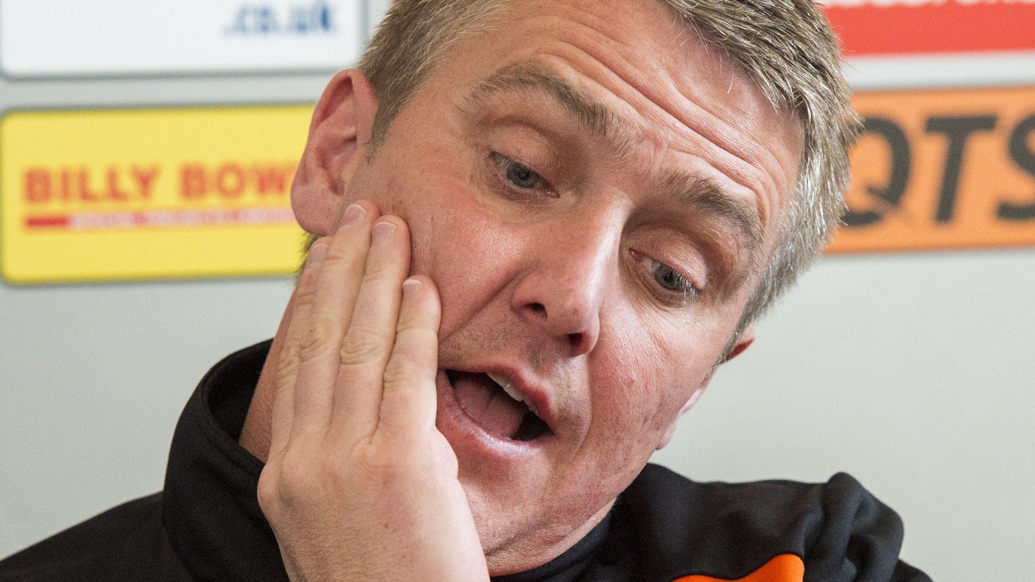 Kilmarnock manager Lee Clark