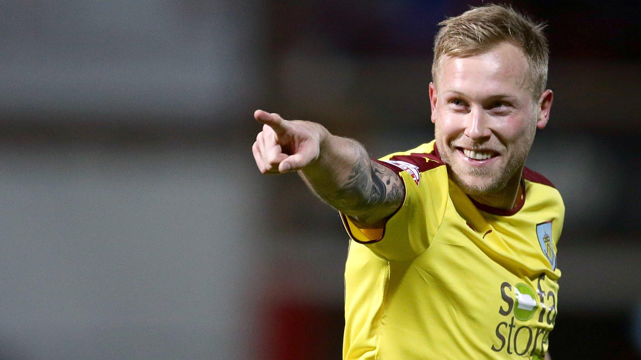 Burnley goalscorer Scott Arfield