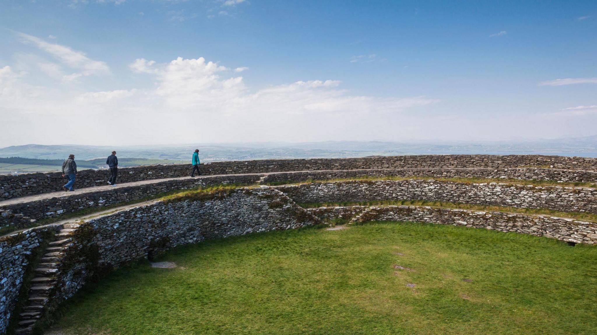 stone fort of Grianán of Aileach in donegal