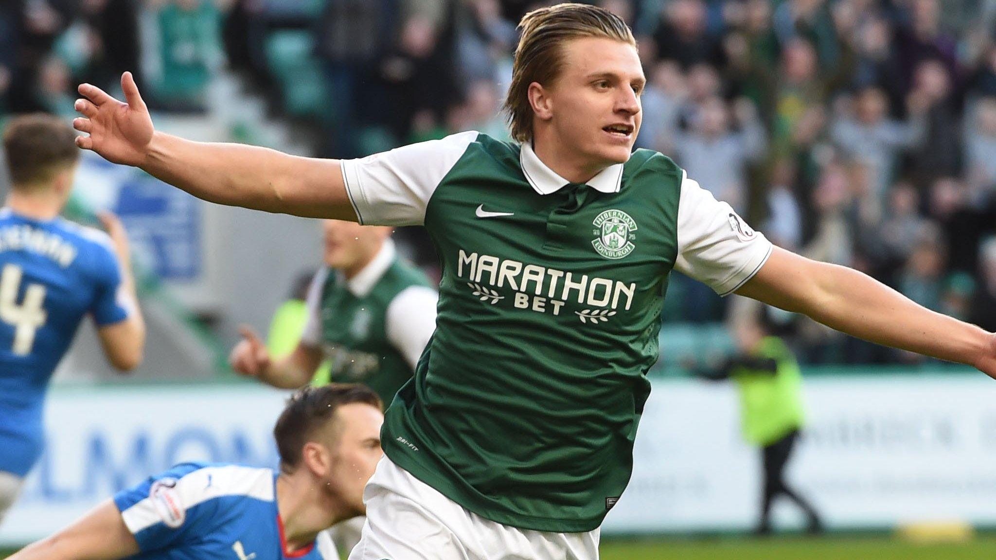 Hibs take an early lead at Easter Road