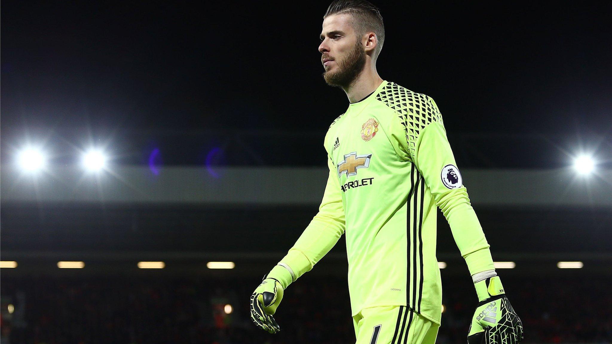 Manchester United goalkeeper David De Gea