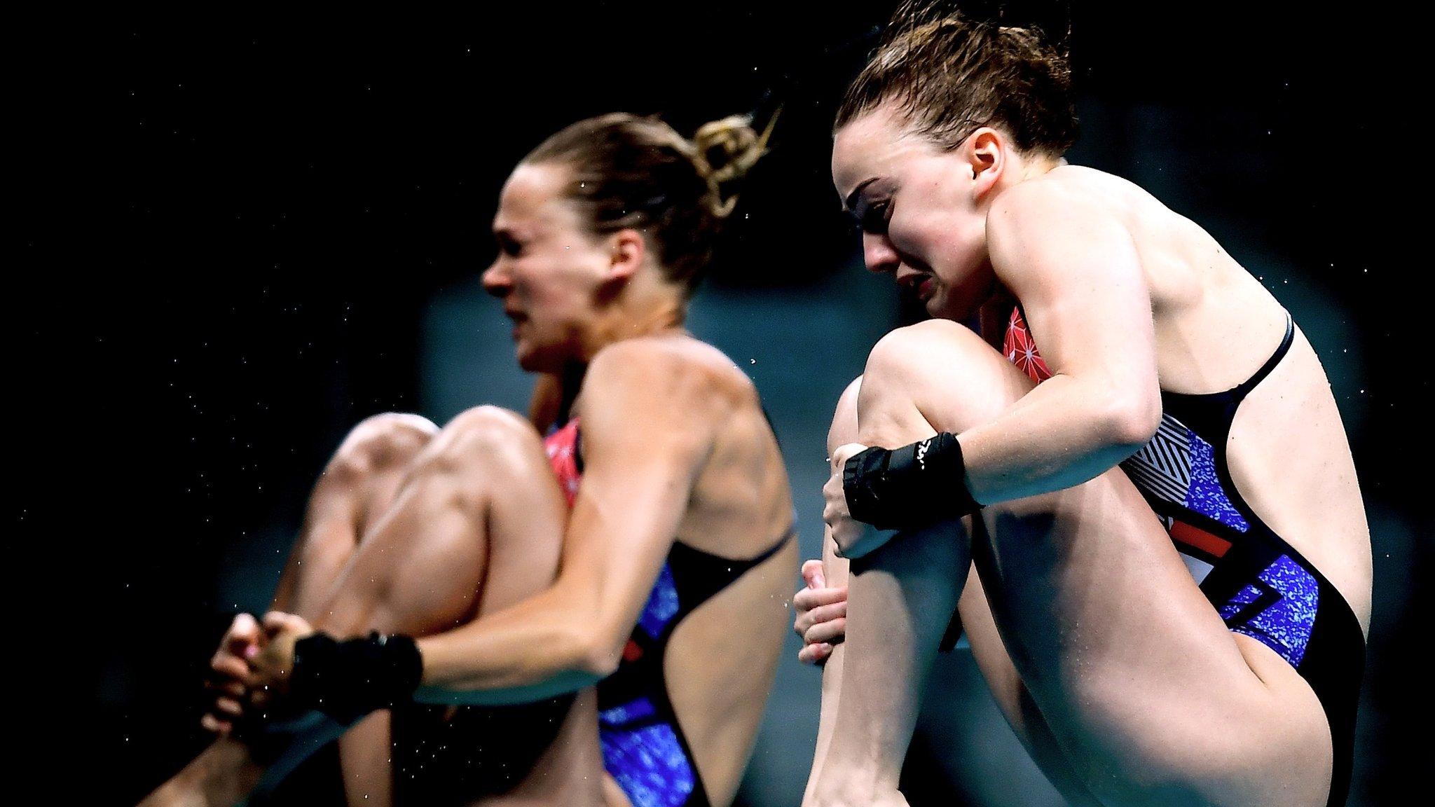 Great British divers Tonia Couch and Lois Toulson