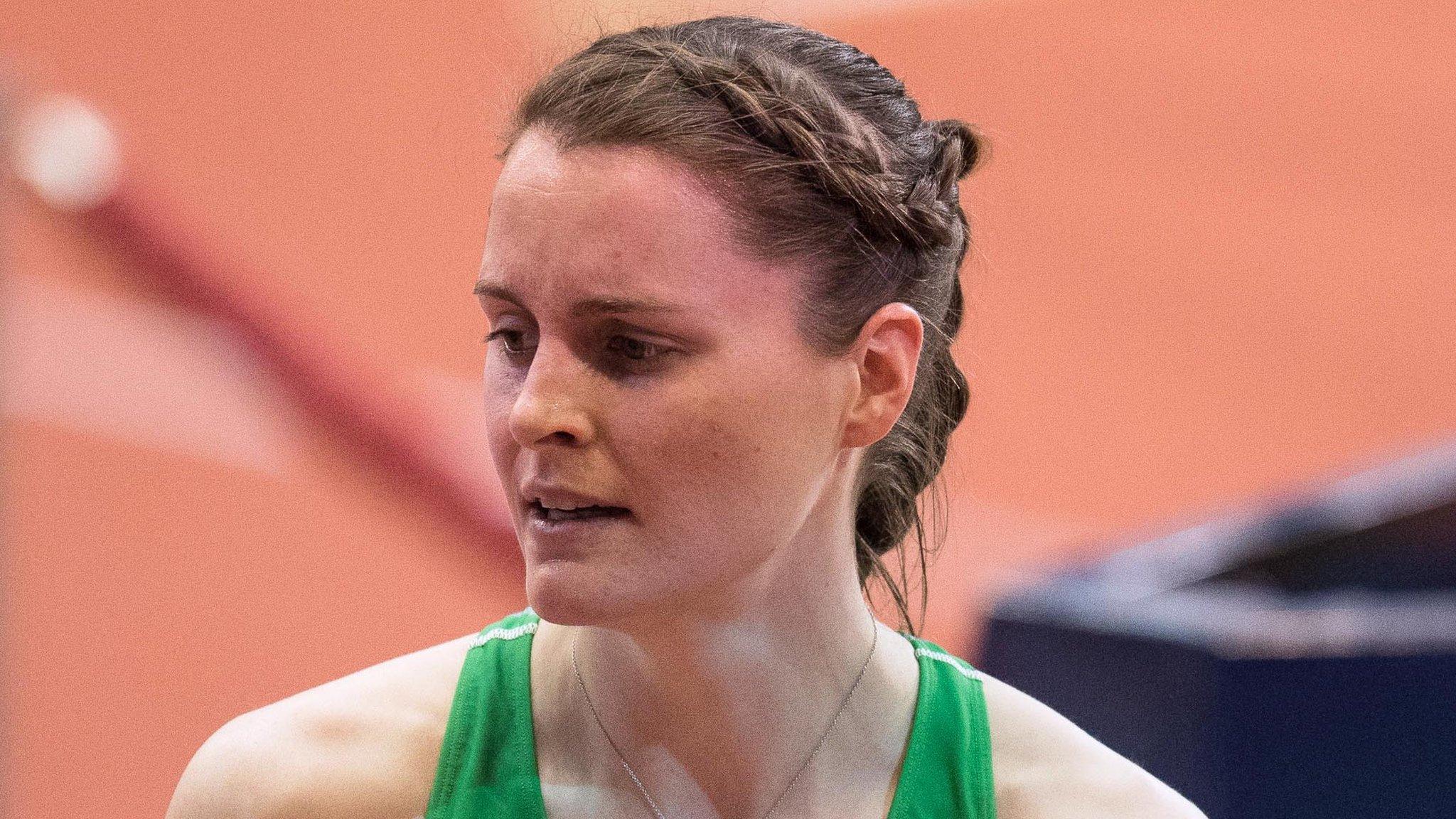 Ciara Mageean after her heat in Belgrade