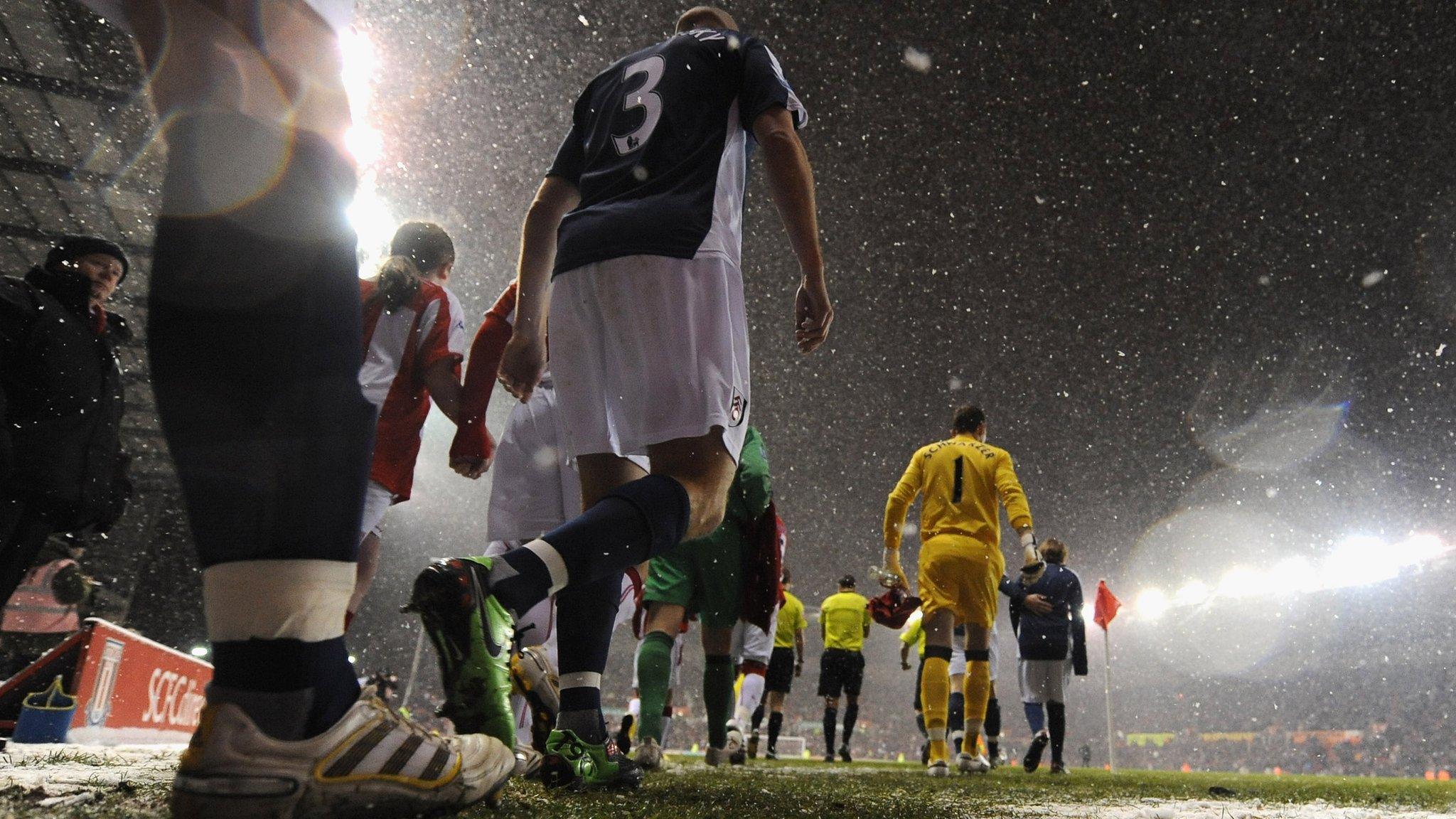 Stoke City in the snow, January 2010