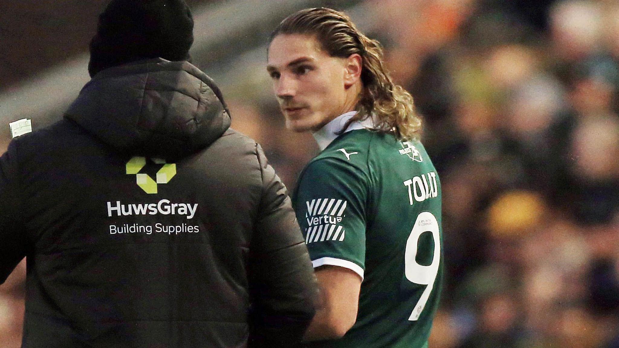 Lorent Tolaj is sent off