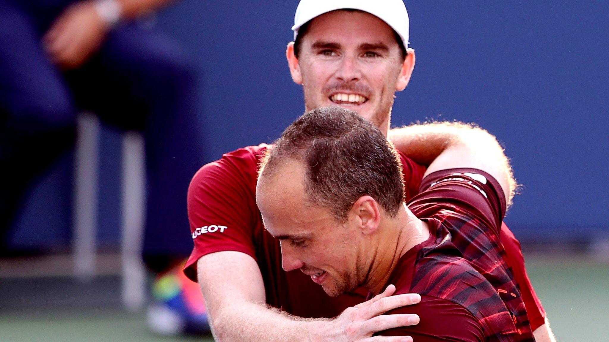 Bruno Soares of Brazil and Britain's Jamie Murray