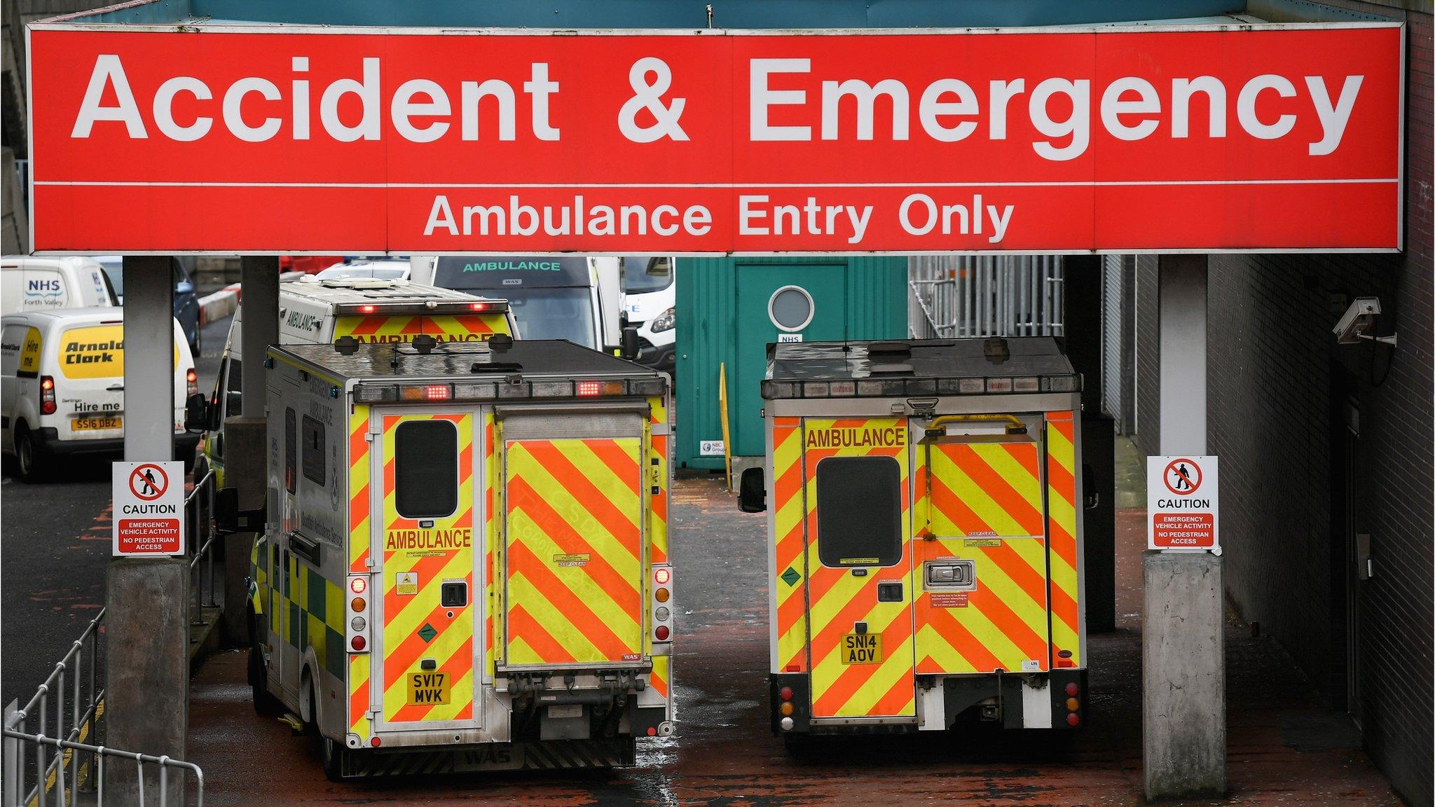 A&E at the Glasgow Royal hospital