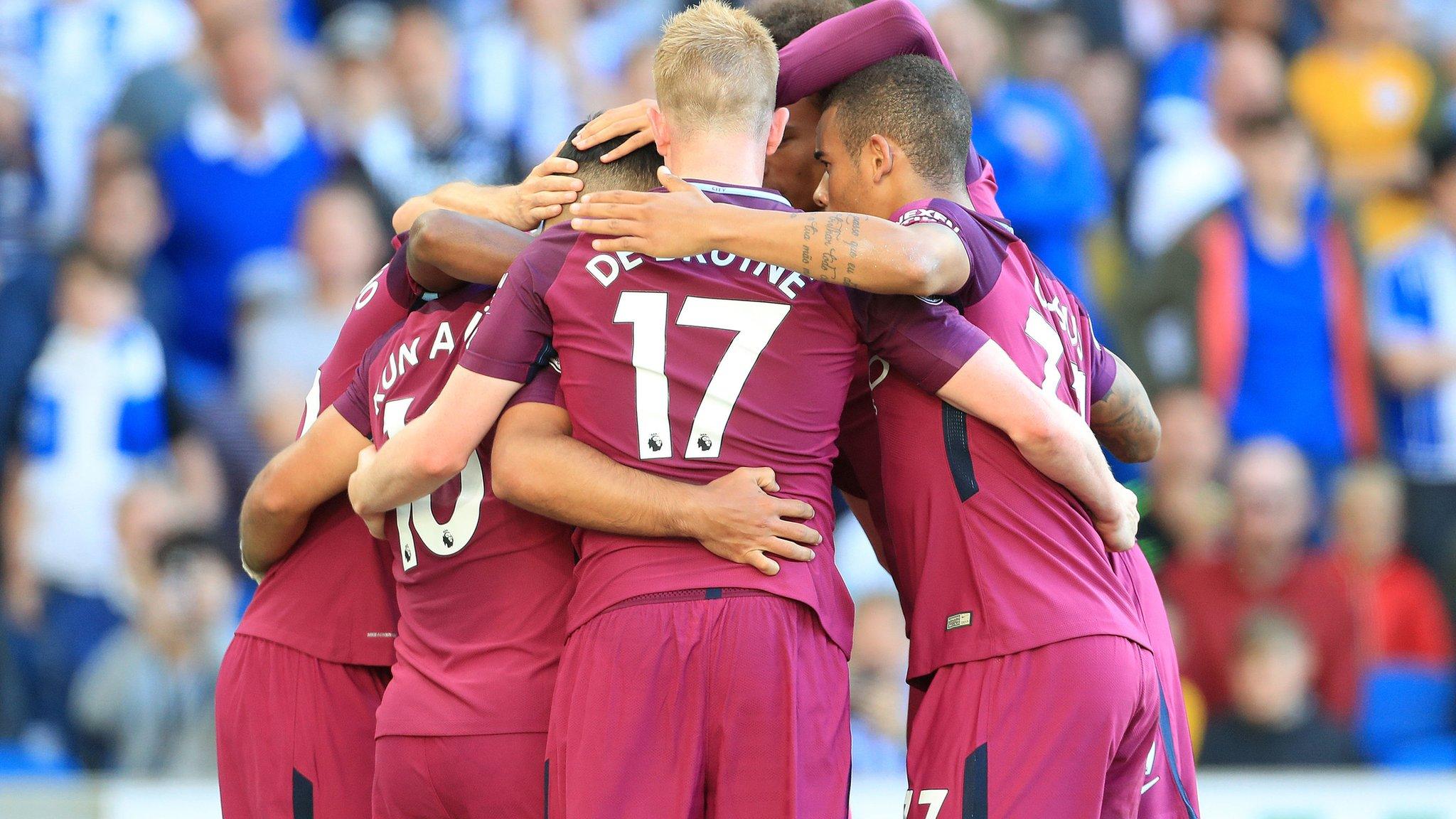 Manchester City celebrate