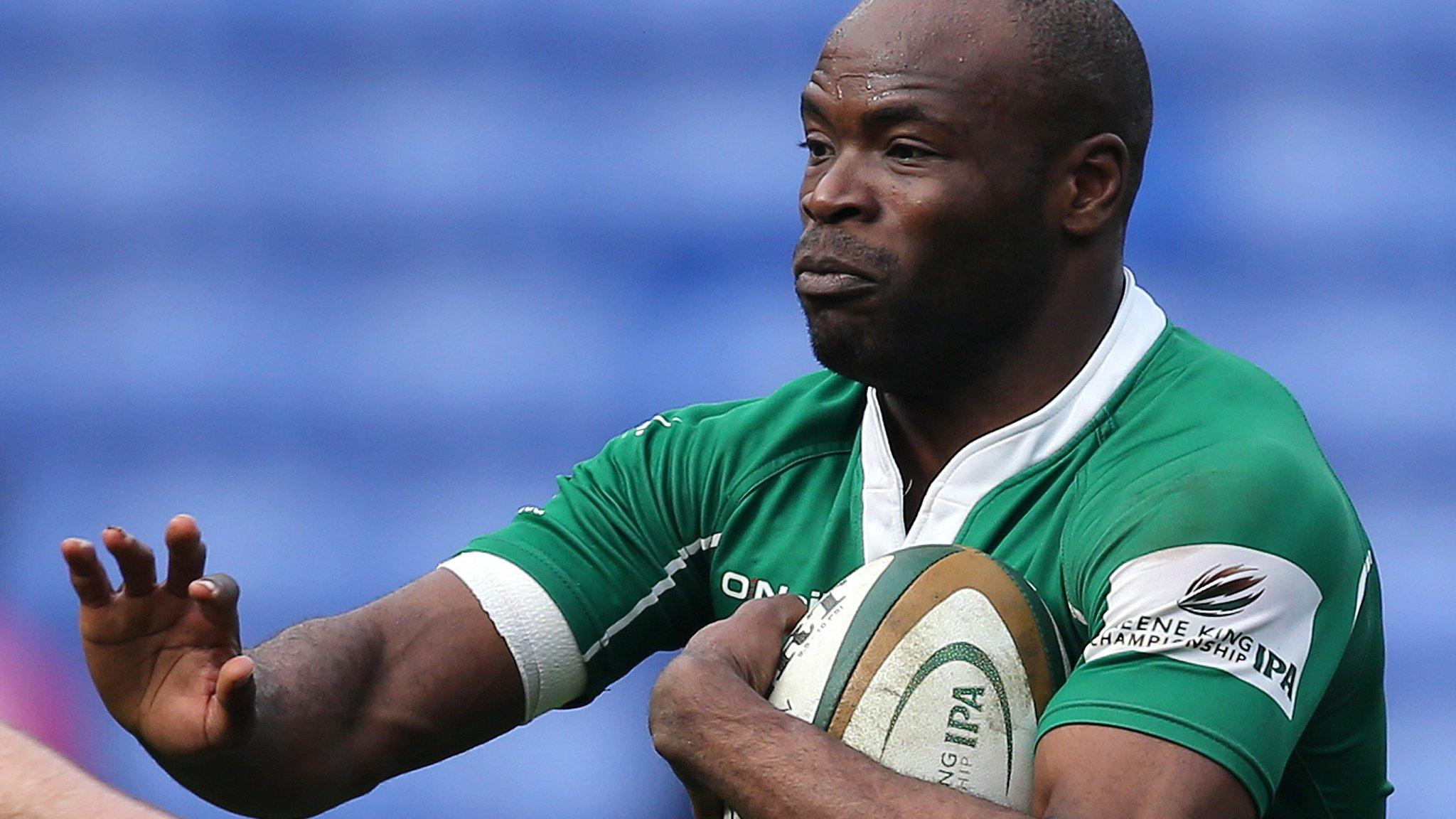 London Irish winger Topsy Ojo