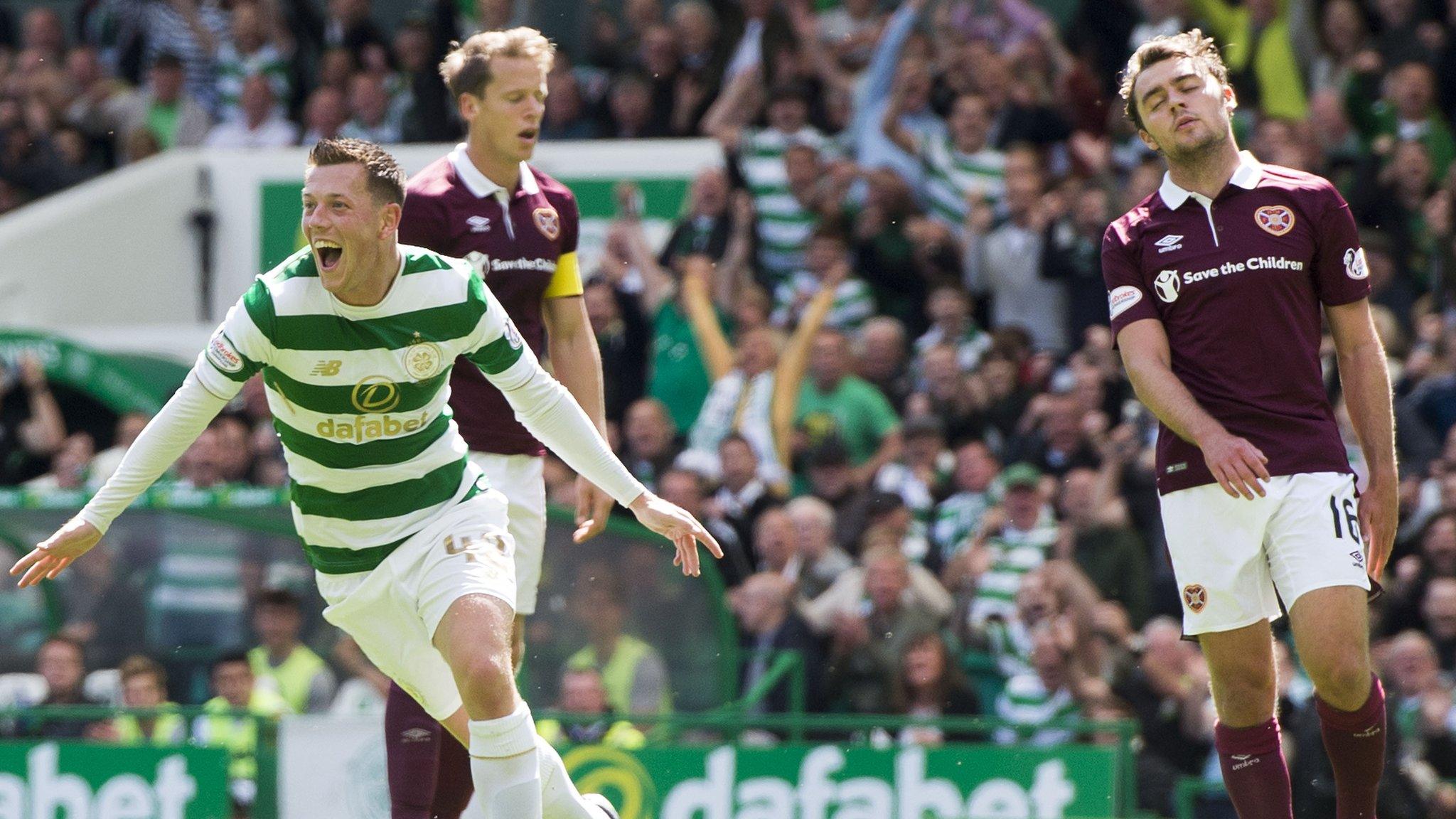 Callum McGregor celebrates