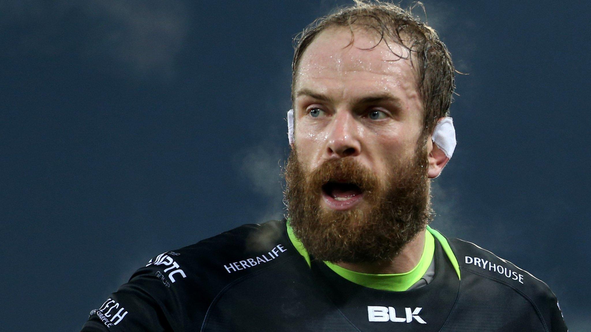 Ospreys captain Alun Wyn Jones