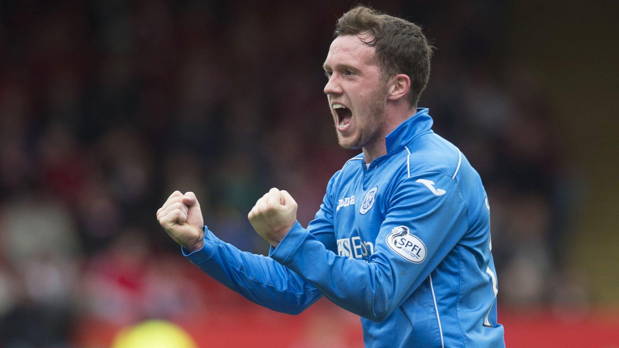 Danny Swanson played for St Johnstone on loan last season