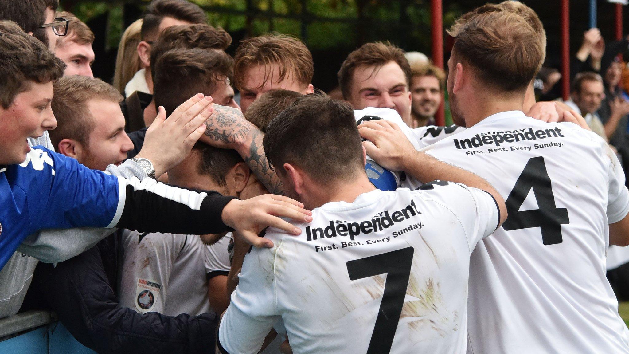 Truro City celebrate