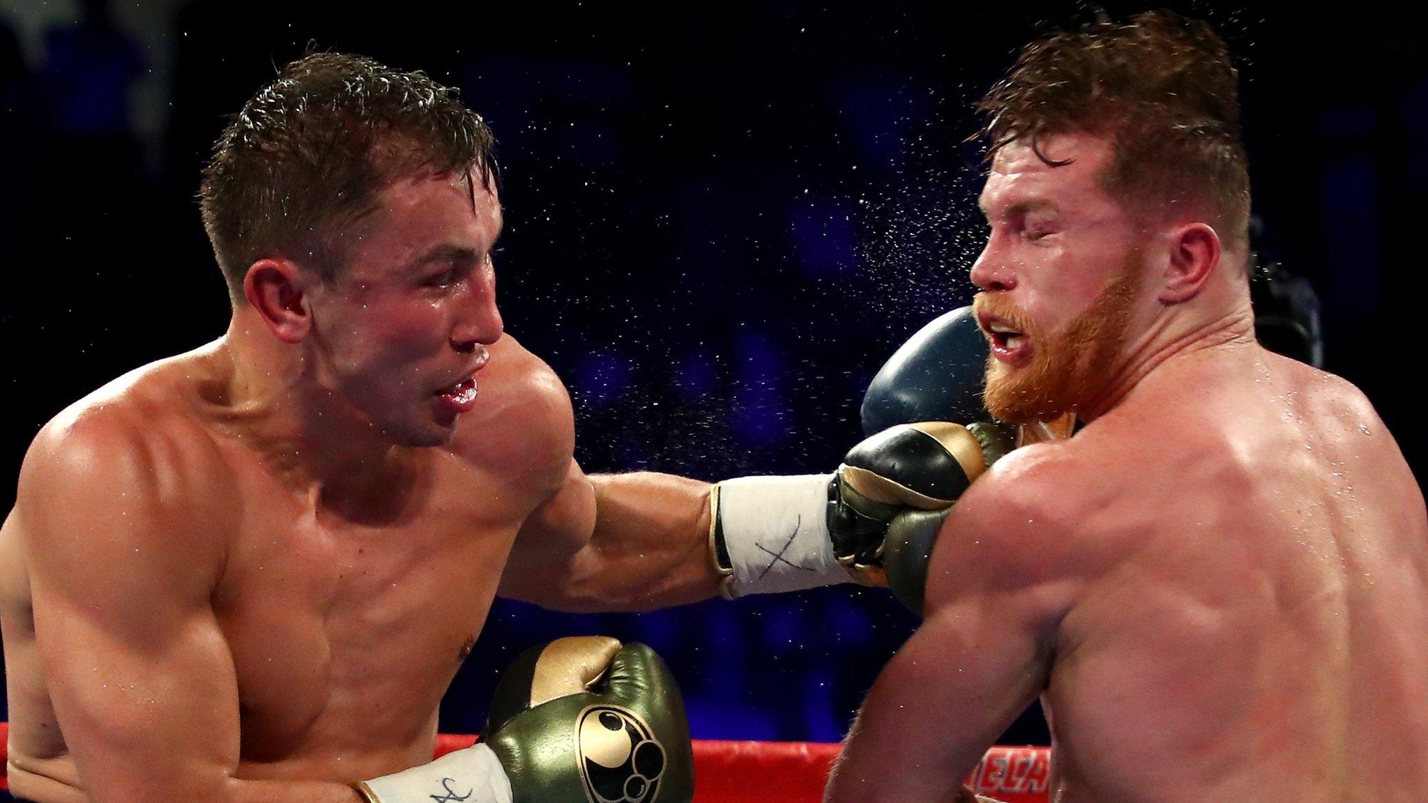 Gennady Golovkin (left) Saul 'Canelo' Alvarez