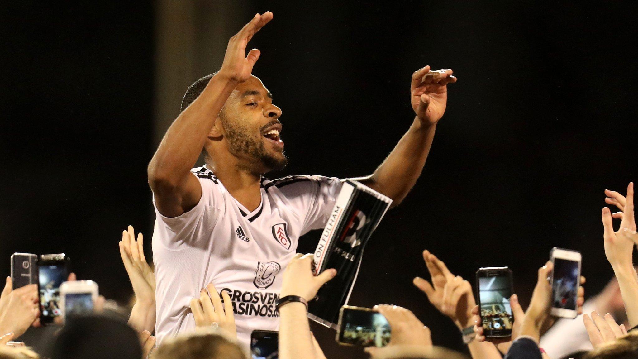 Denis Odoi celebrates