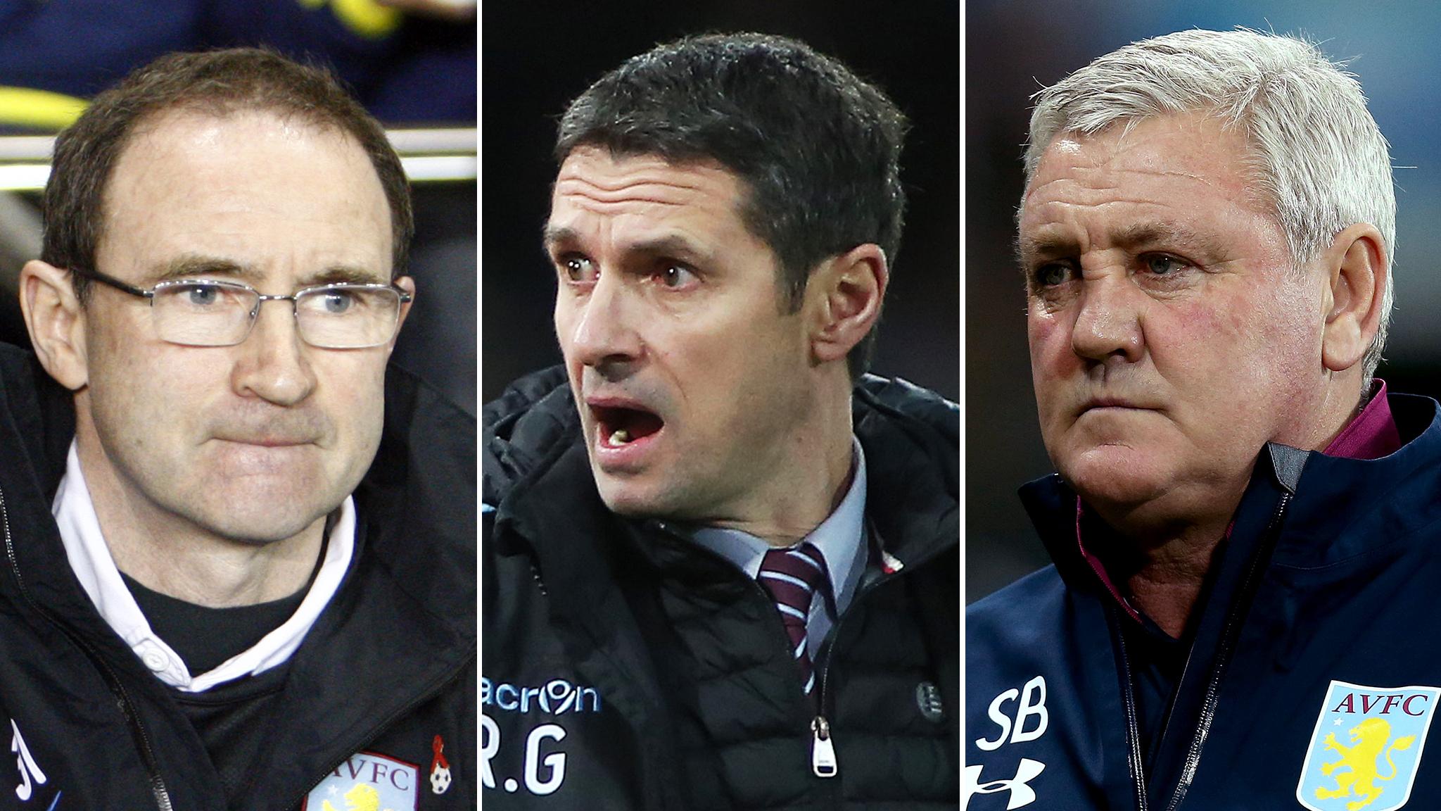 Martin O'Neill, Remi Garde and Steve Bruce