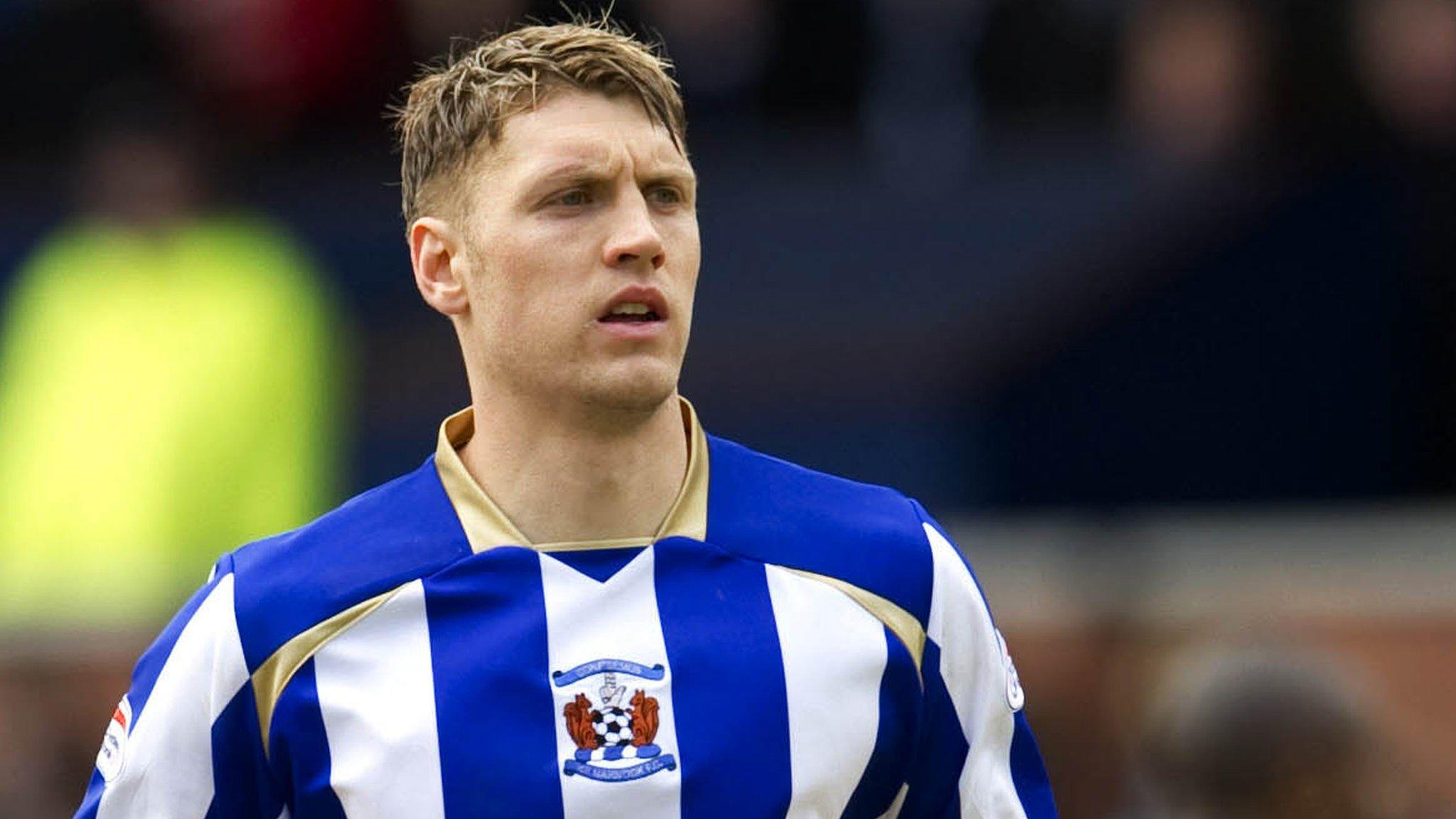 Allan Russell in action for Kilmarnock in a 2010 Scottish Cup quarter-final with Celtic