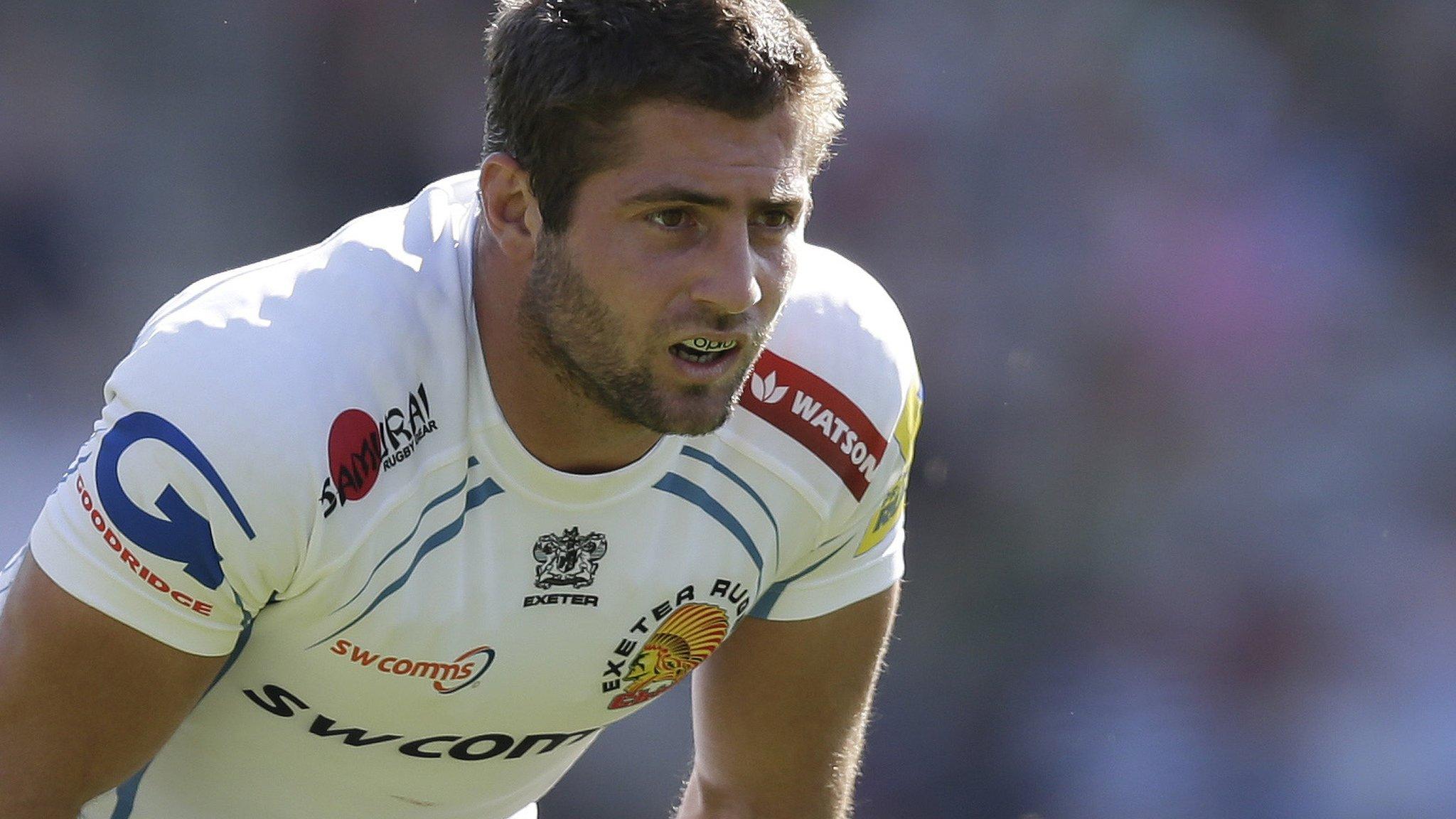 Santiago Cordero in action for Exeter Chiefs