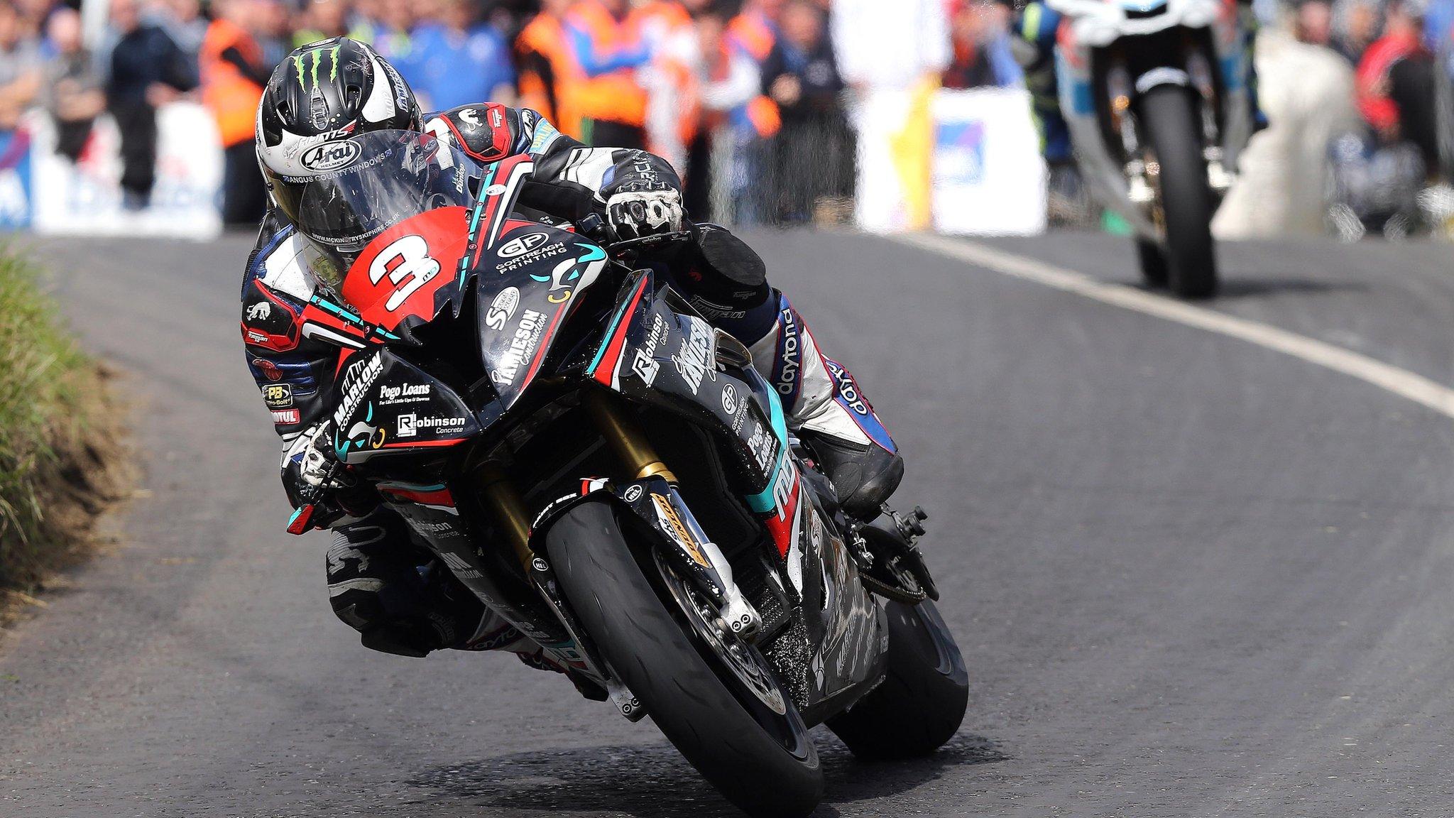 Michael Dunlop won the Open race at Skerries