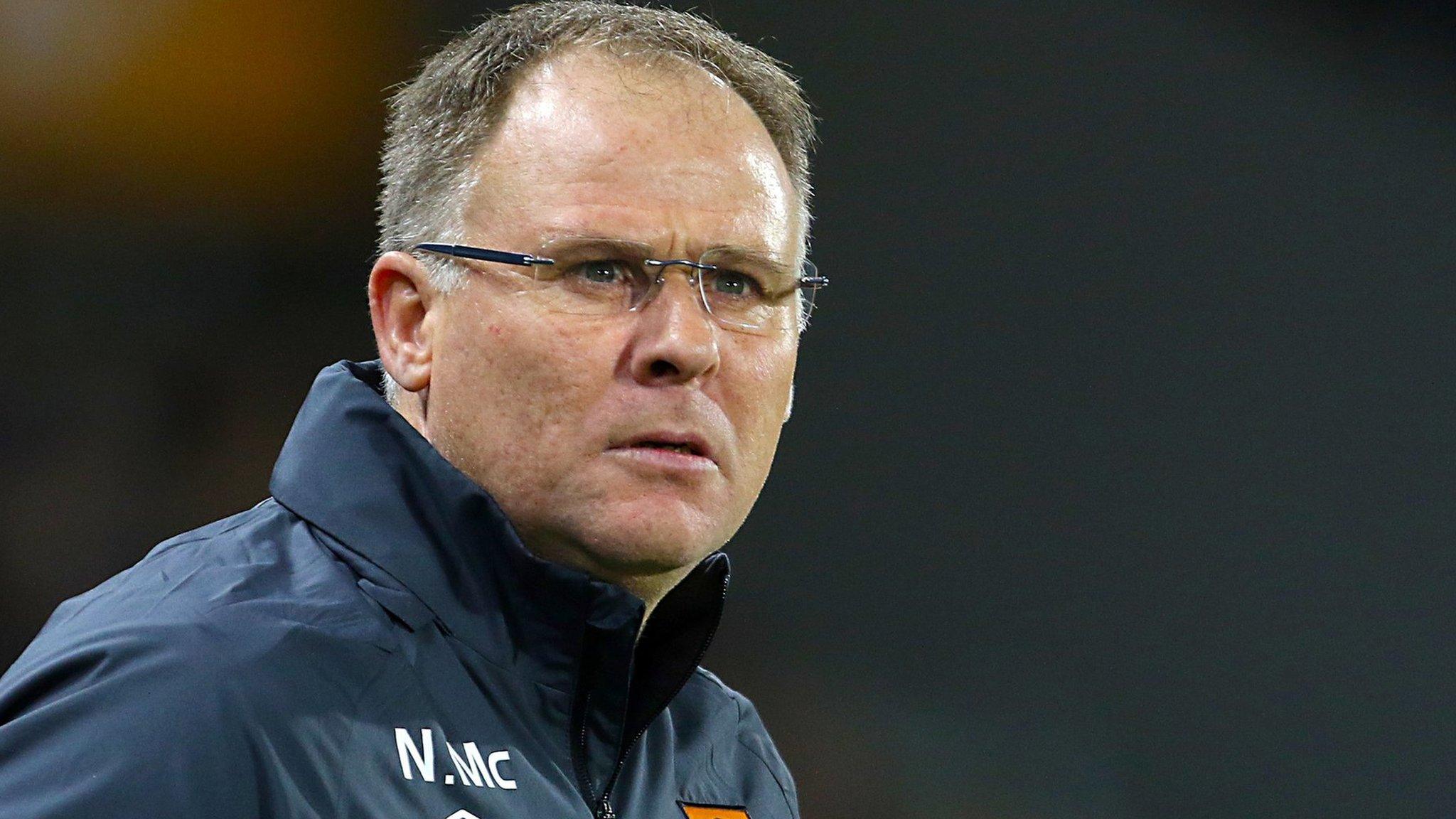 Hull City assistant Neil McDonald looks on during the Tigers' game against Manchester City in December 2016