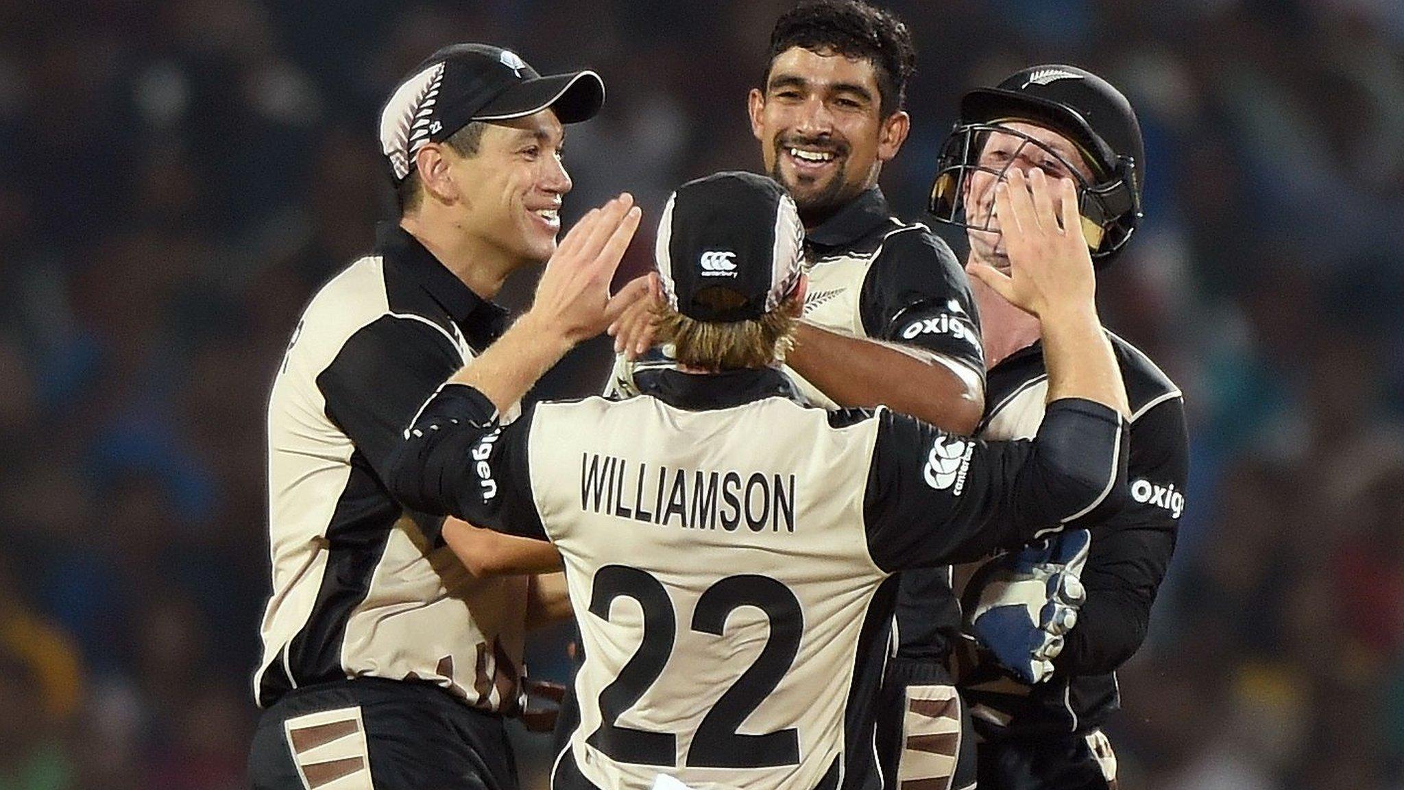 New Zealand celebrate