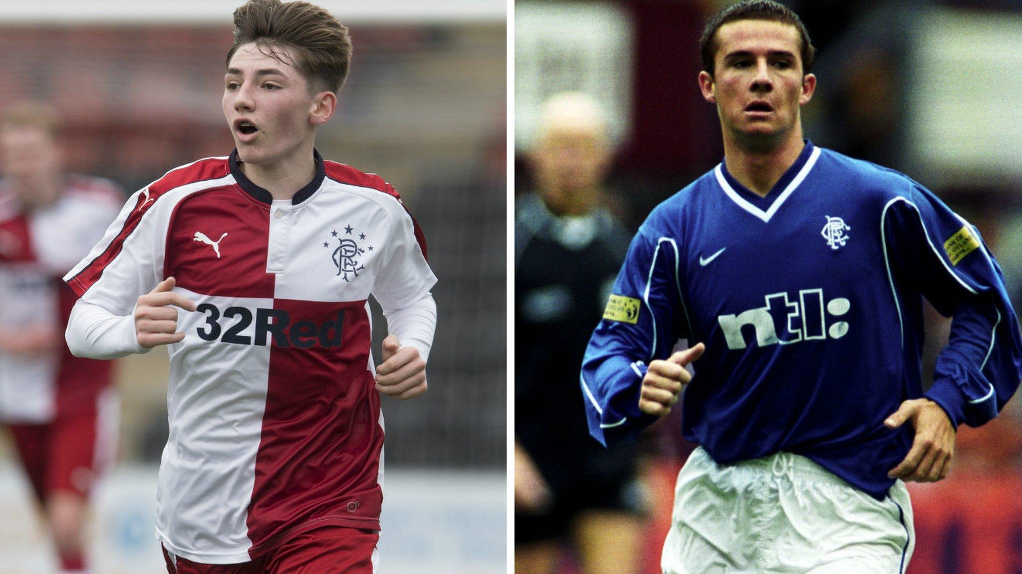 Billy Gilmour and Barry Ferguson