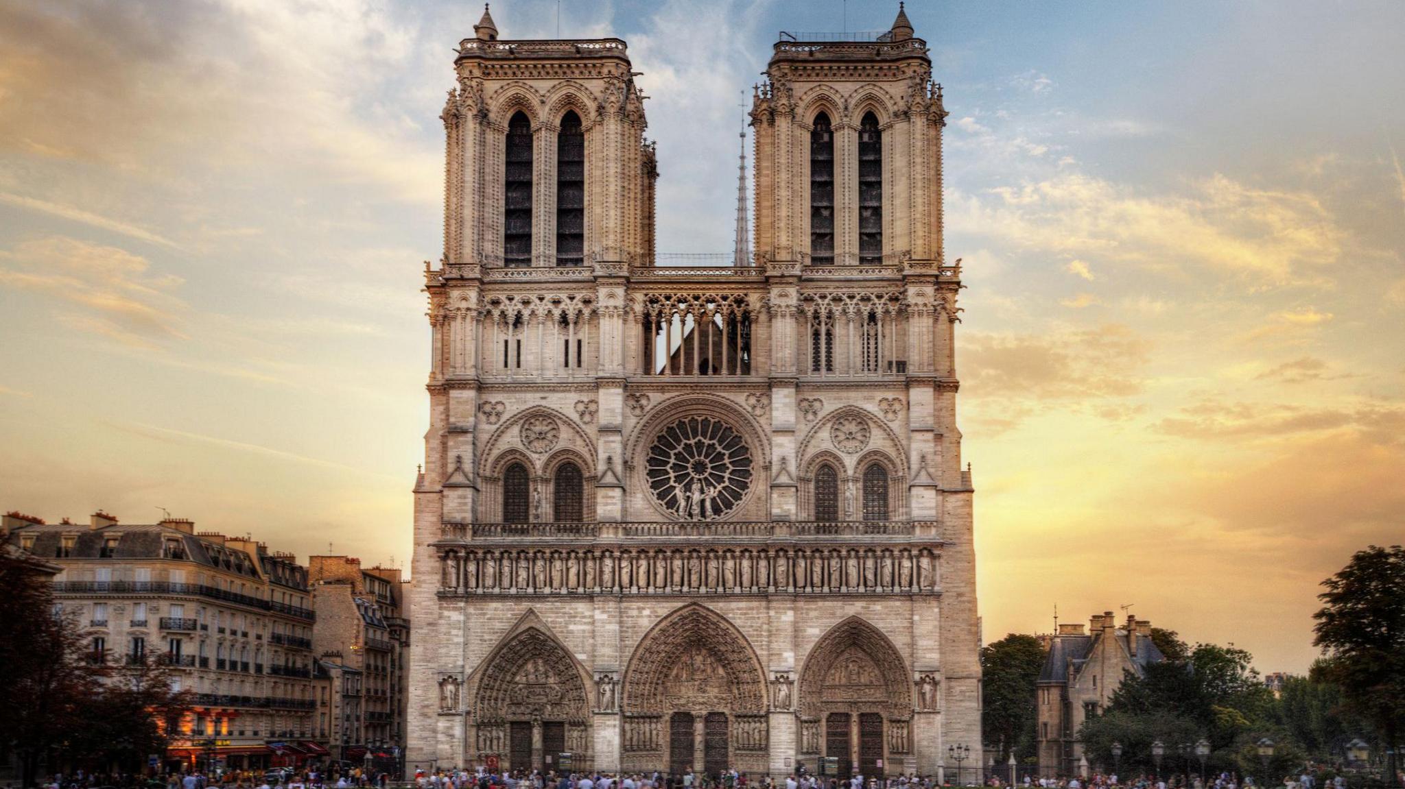 Notre Dame before reconstructions