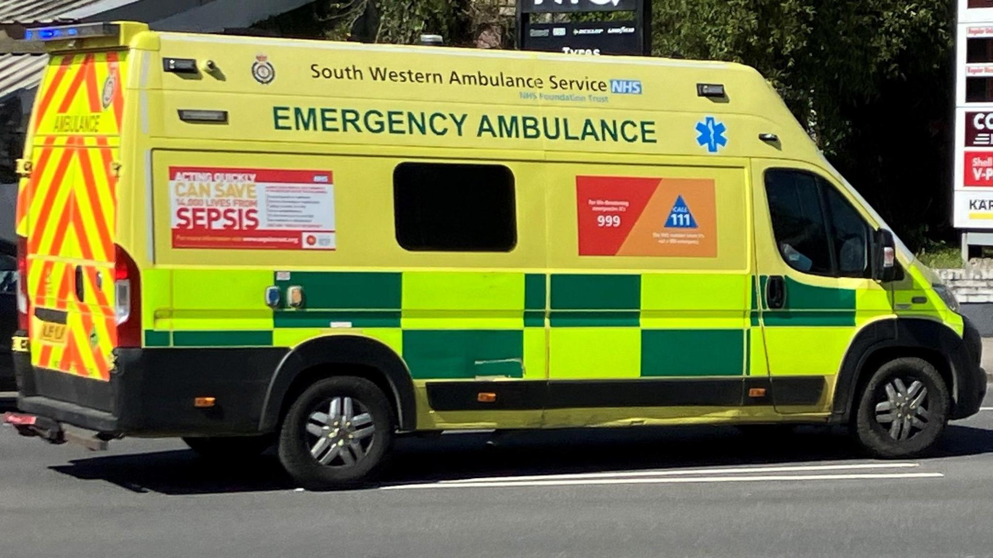 An ambulance