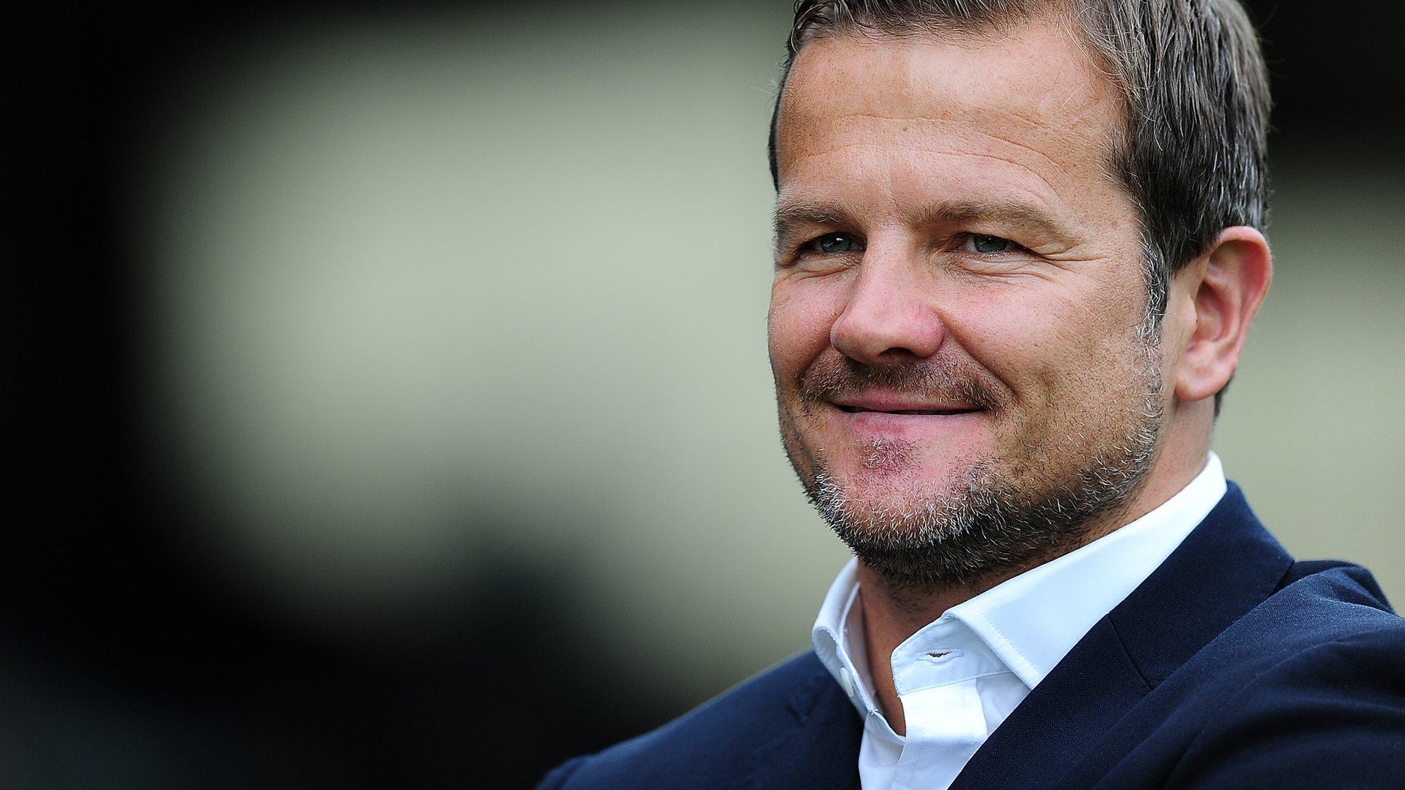 Mark Cooper on the sideline as Swindon boss