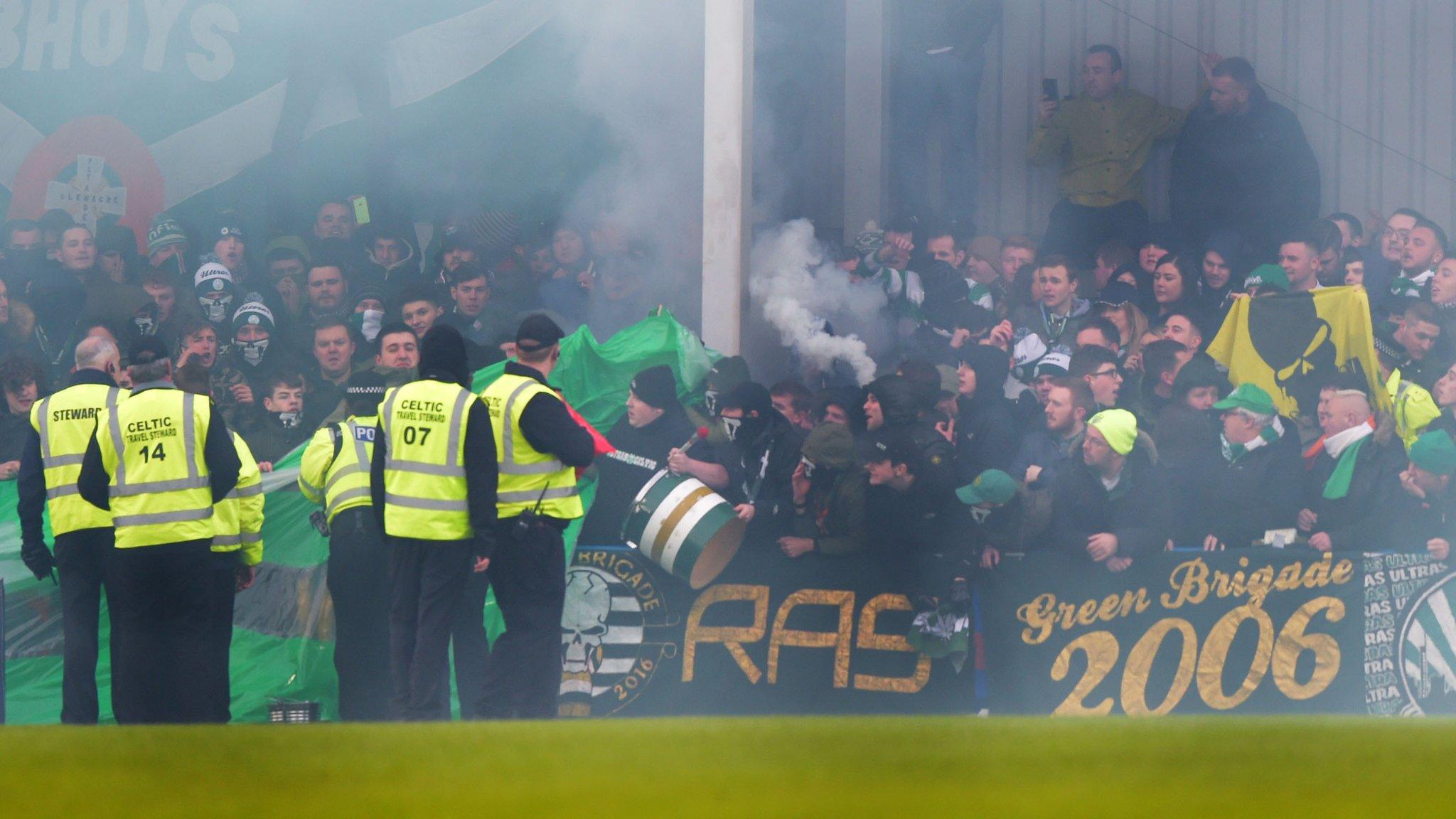 Celtic fans on a recent trip to Stranraer